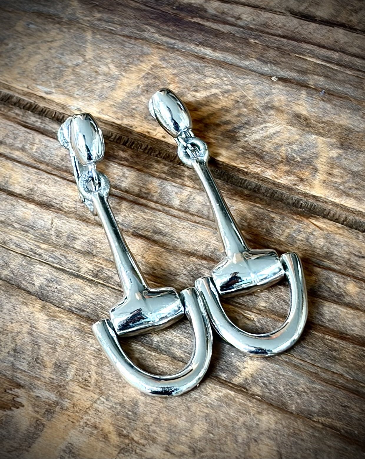 Vintage Snaffle bit earrings