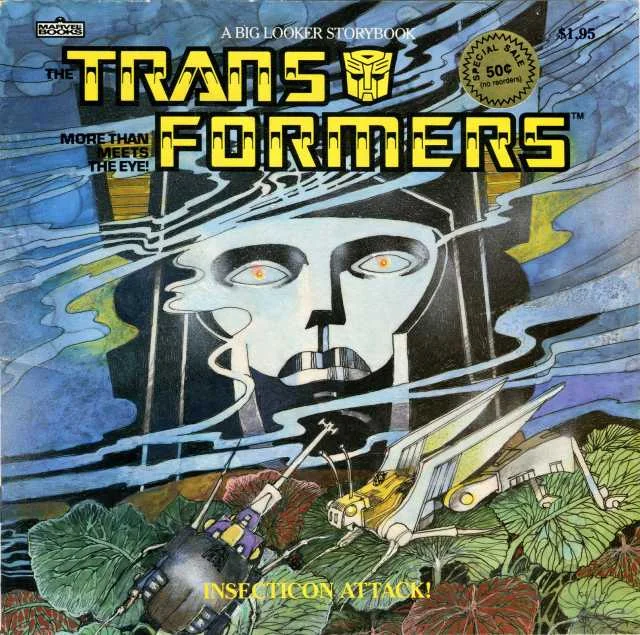 This is the children's book Caleb was talking about, part of the Transformers series by Big Looker.