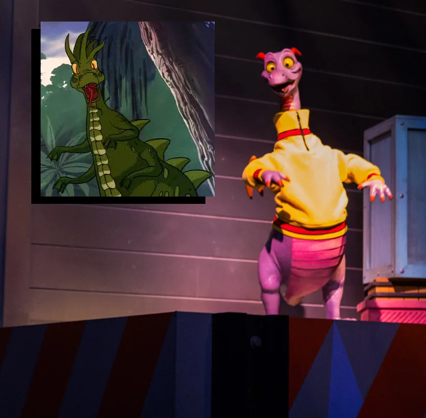 We can't be the first to draw the comparison between Figment from EPCOT and his hillbilly cousin, the Ick-Yak.