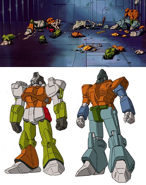 Rosencrantz and Guildenstern, of Mobile Suit Zeta Gundam fame. 