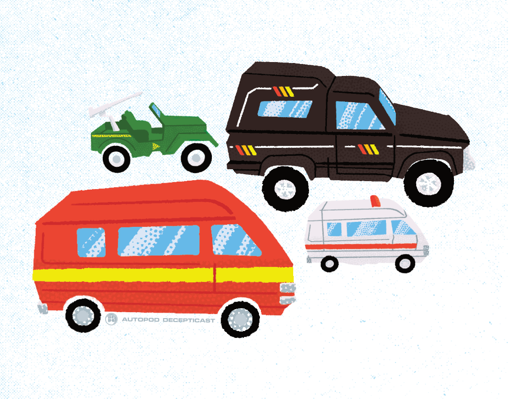 Chonkybots! Mid-Century-Styled Art Print
