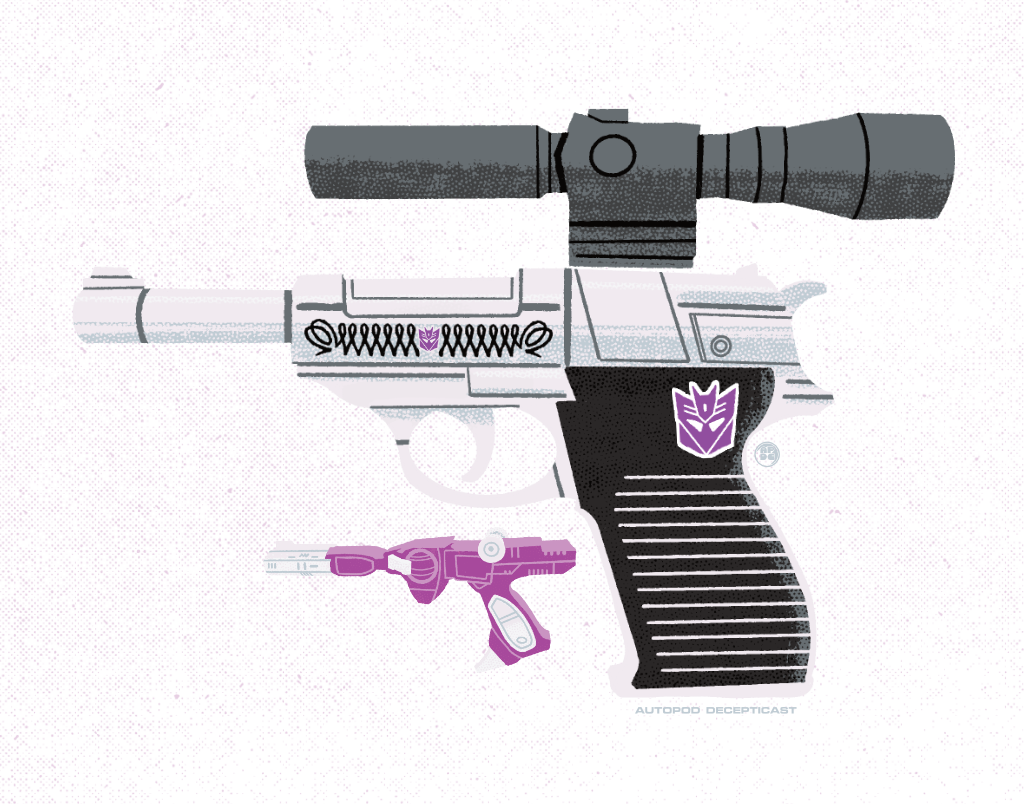 Pistols at Dawn! Mid-Century-Styled Art Print