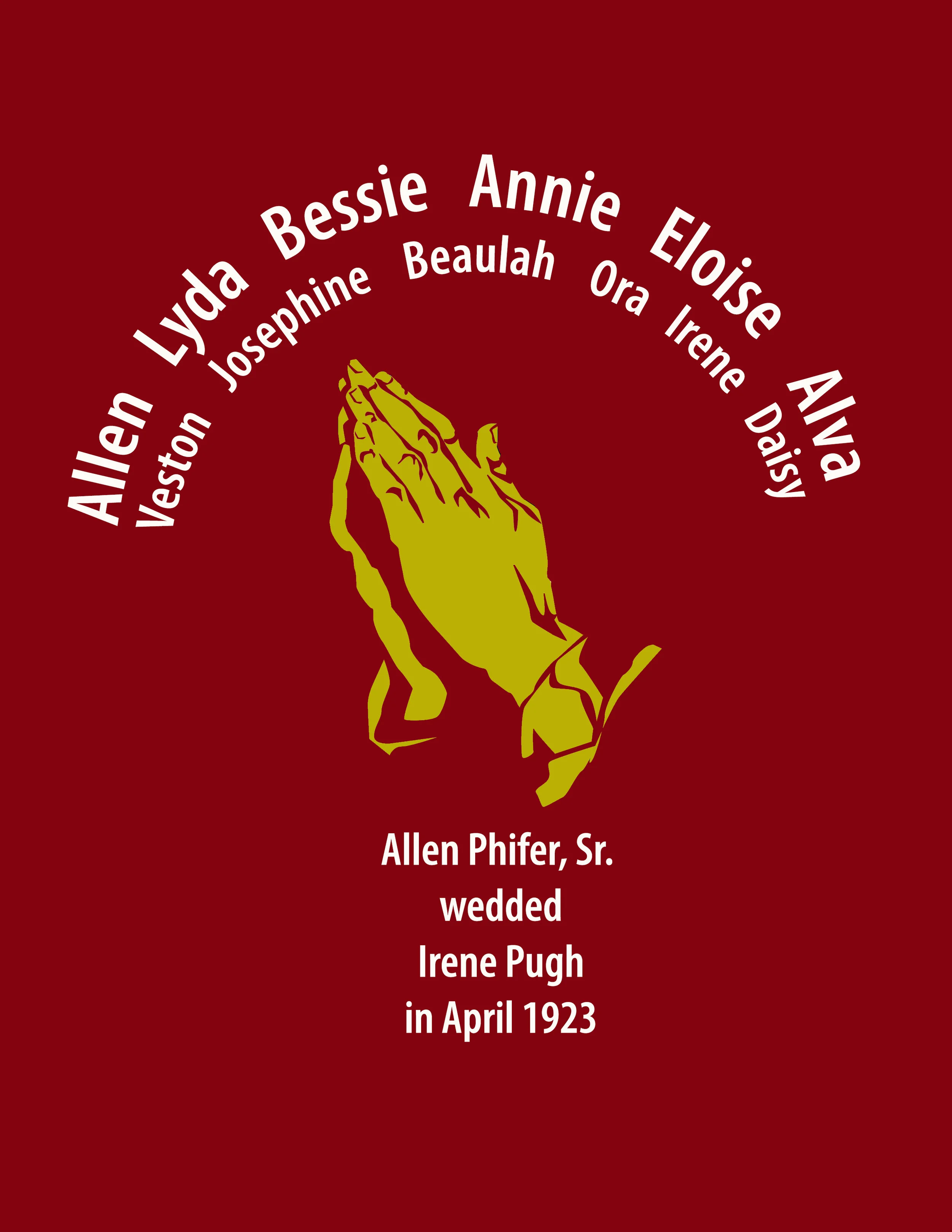 Family Reunion backside of t-shirt 