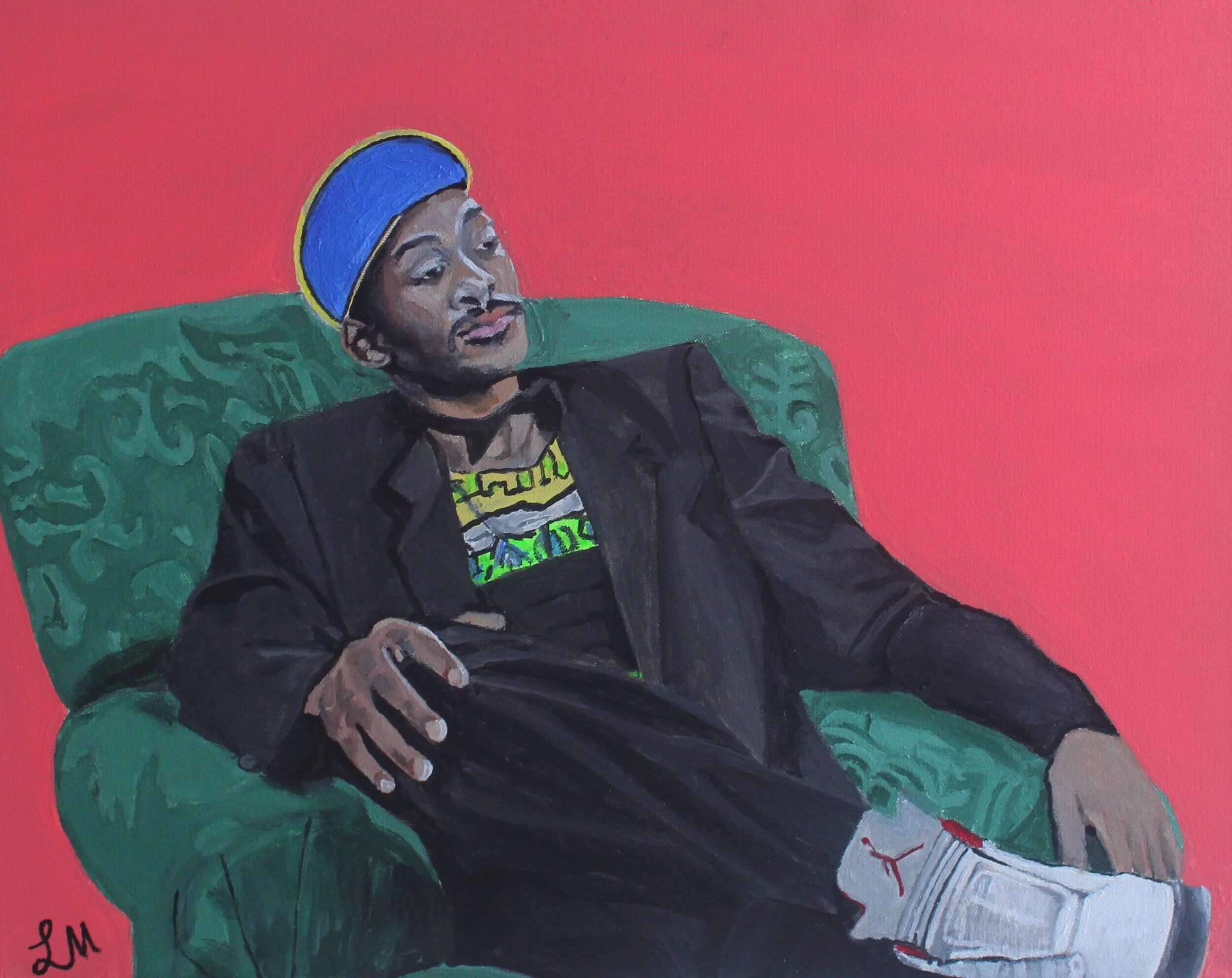 Fresh Prince of Belaire 16”x 20” Acrylic on canvas January 2020