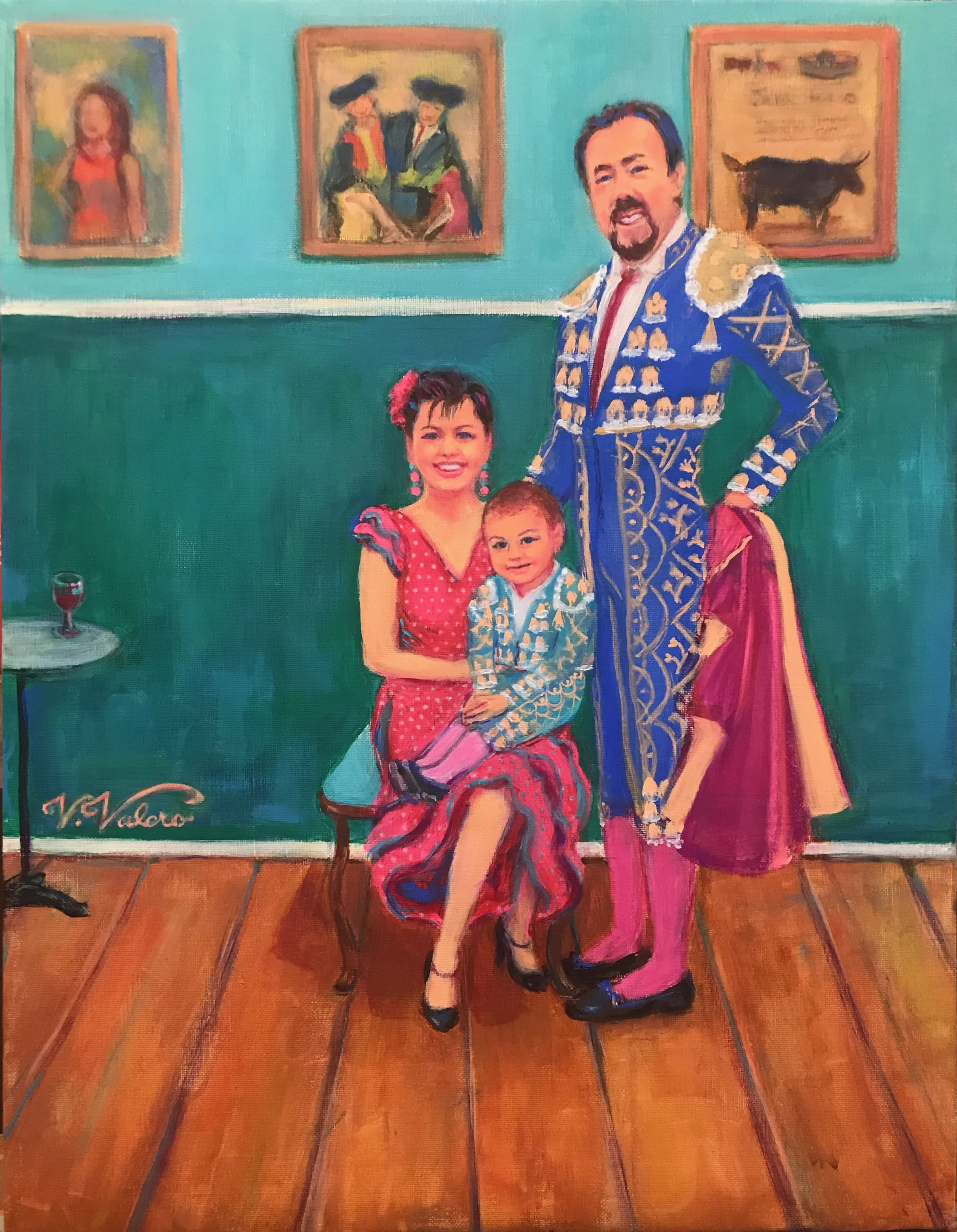 " Familia Fiol Herrero, Retrato Torero"