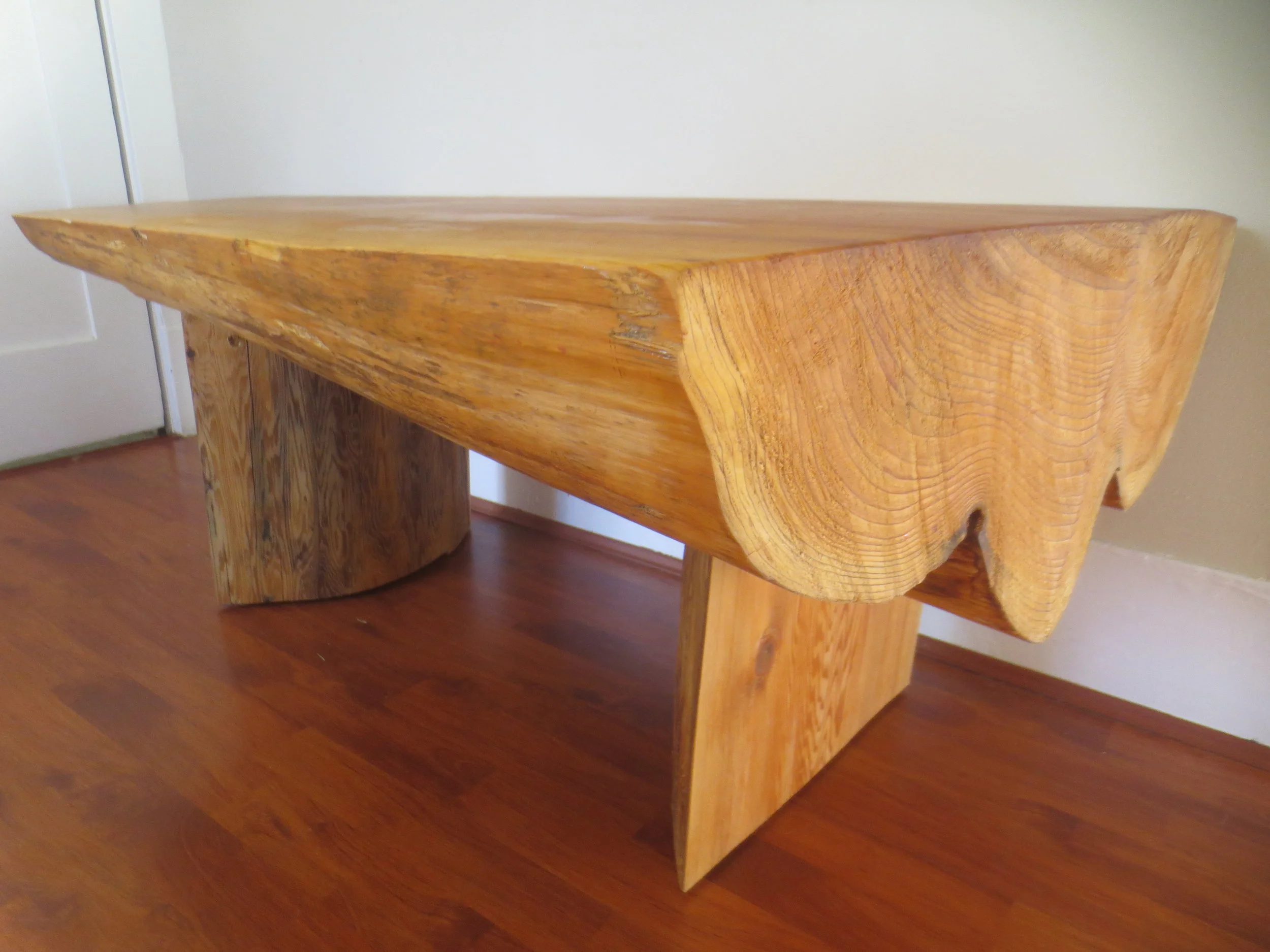 Full Curvature Cedar Coffee Table