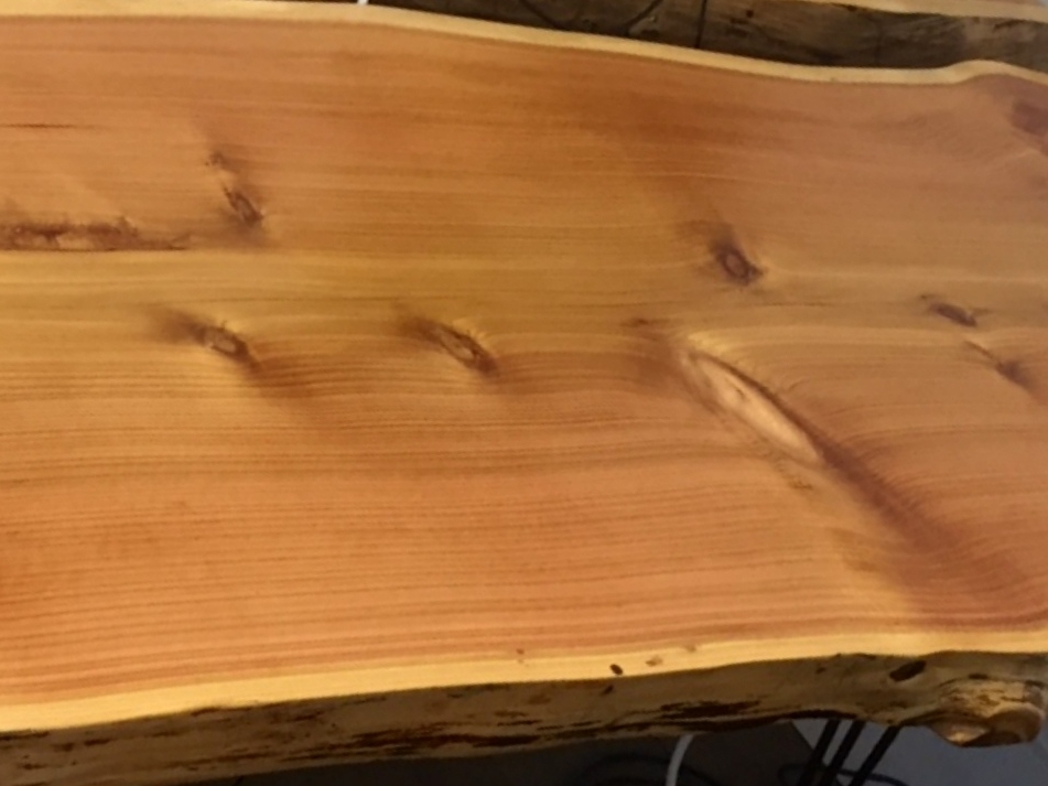 Found Edge Cypress Desk Top