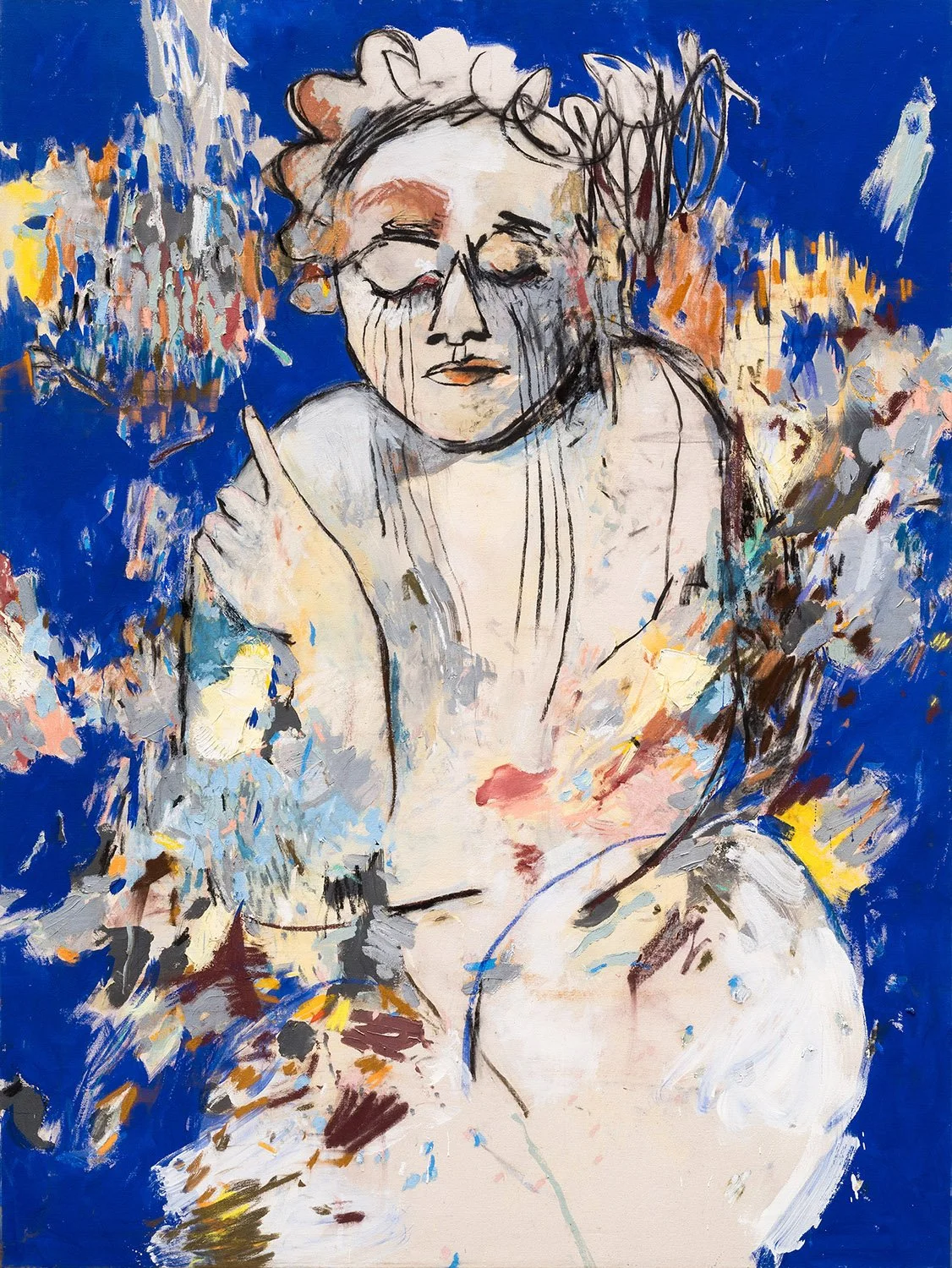 weep, 2023 _ oil/acrylic on canvas _ 200x150cm