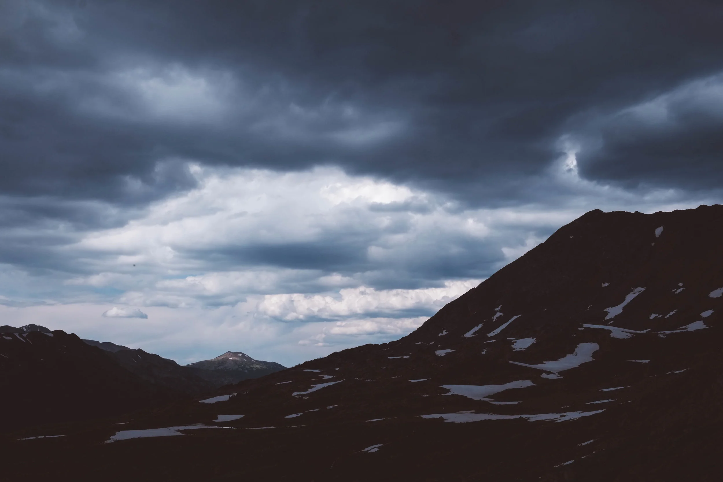 Thunderclouds rolling in