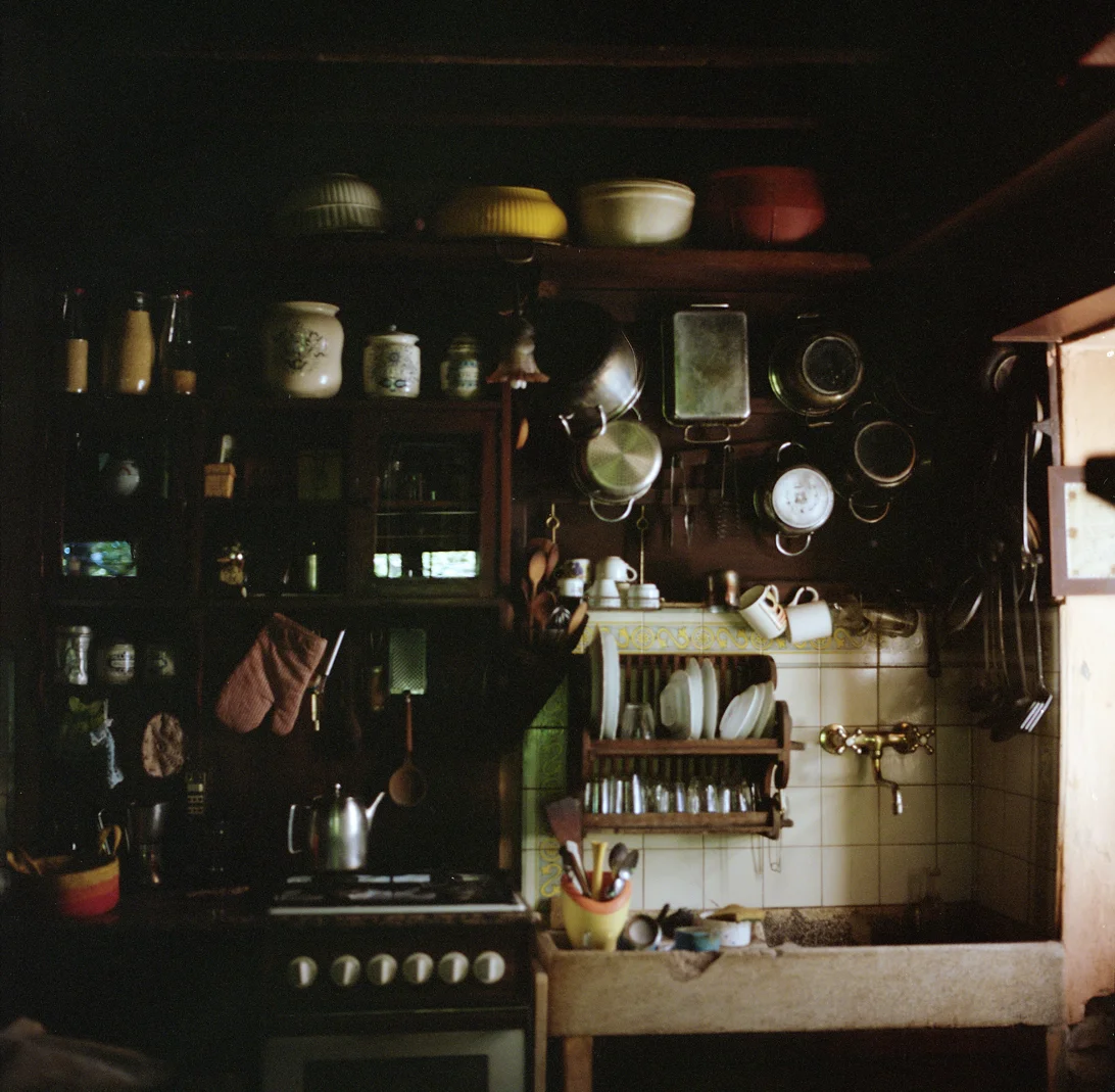 Silvana’s kitchen - where I learned the beauty of using ash as soap.