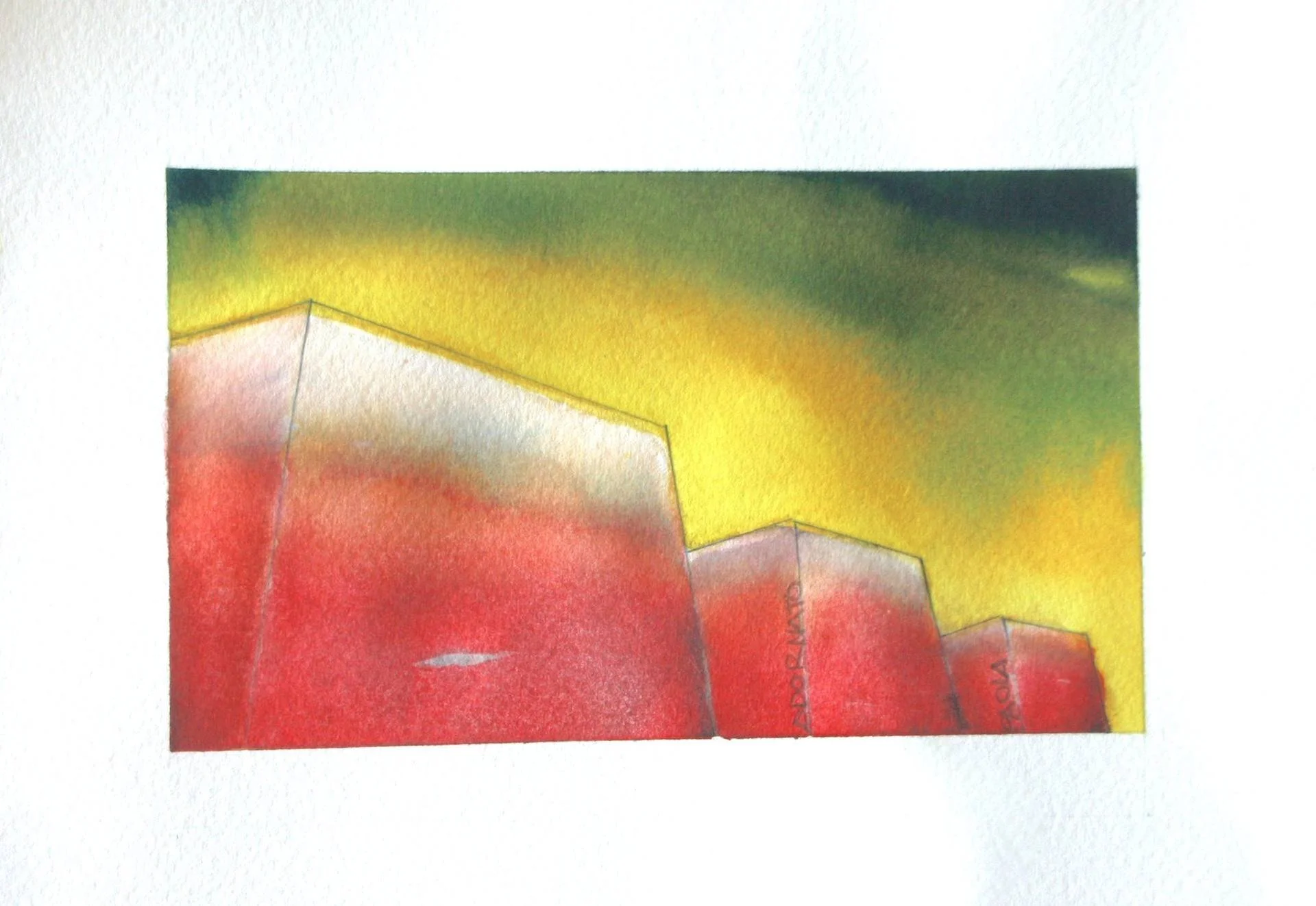 Landscape with yellow