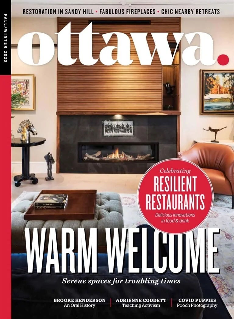 Cover of Ottawa magazine, Canadian design publication