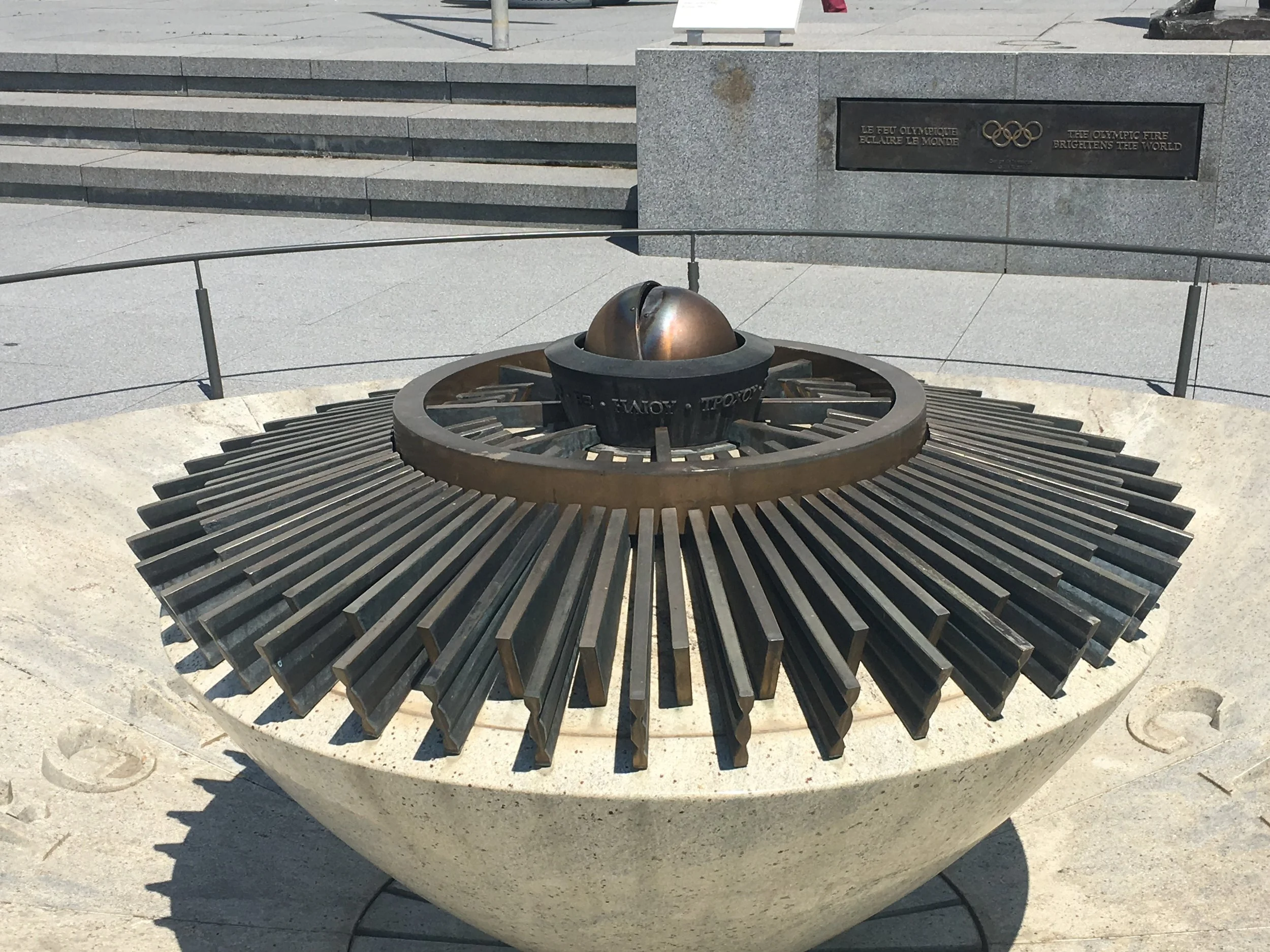 The ever burning flame of the Olympic fire