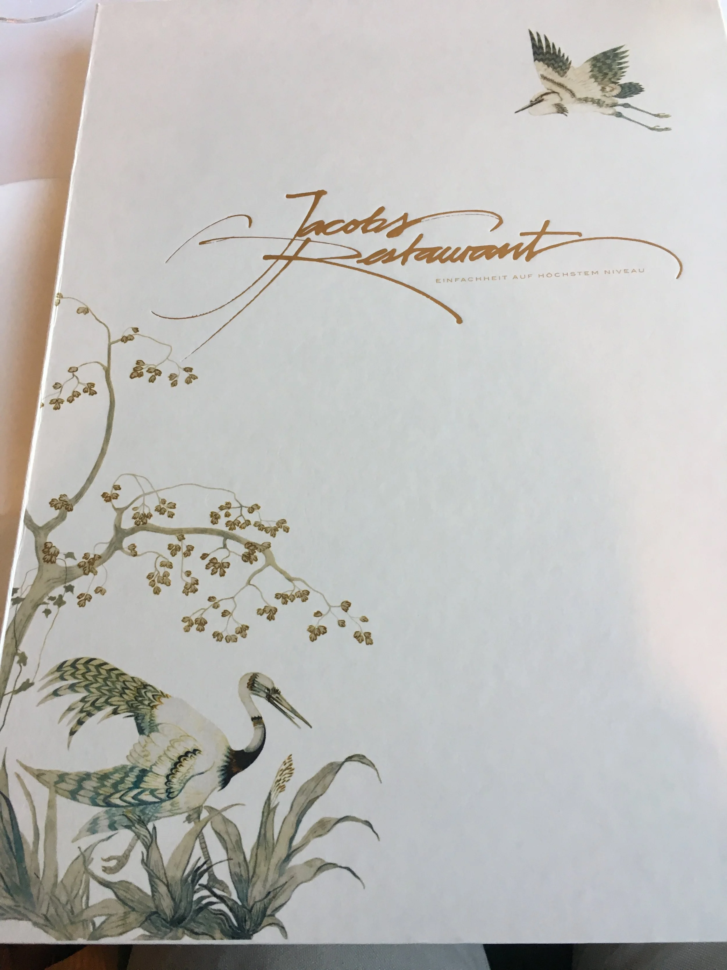 The natural theme was expressed throughout the whole dining experience