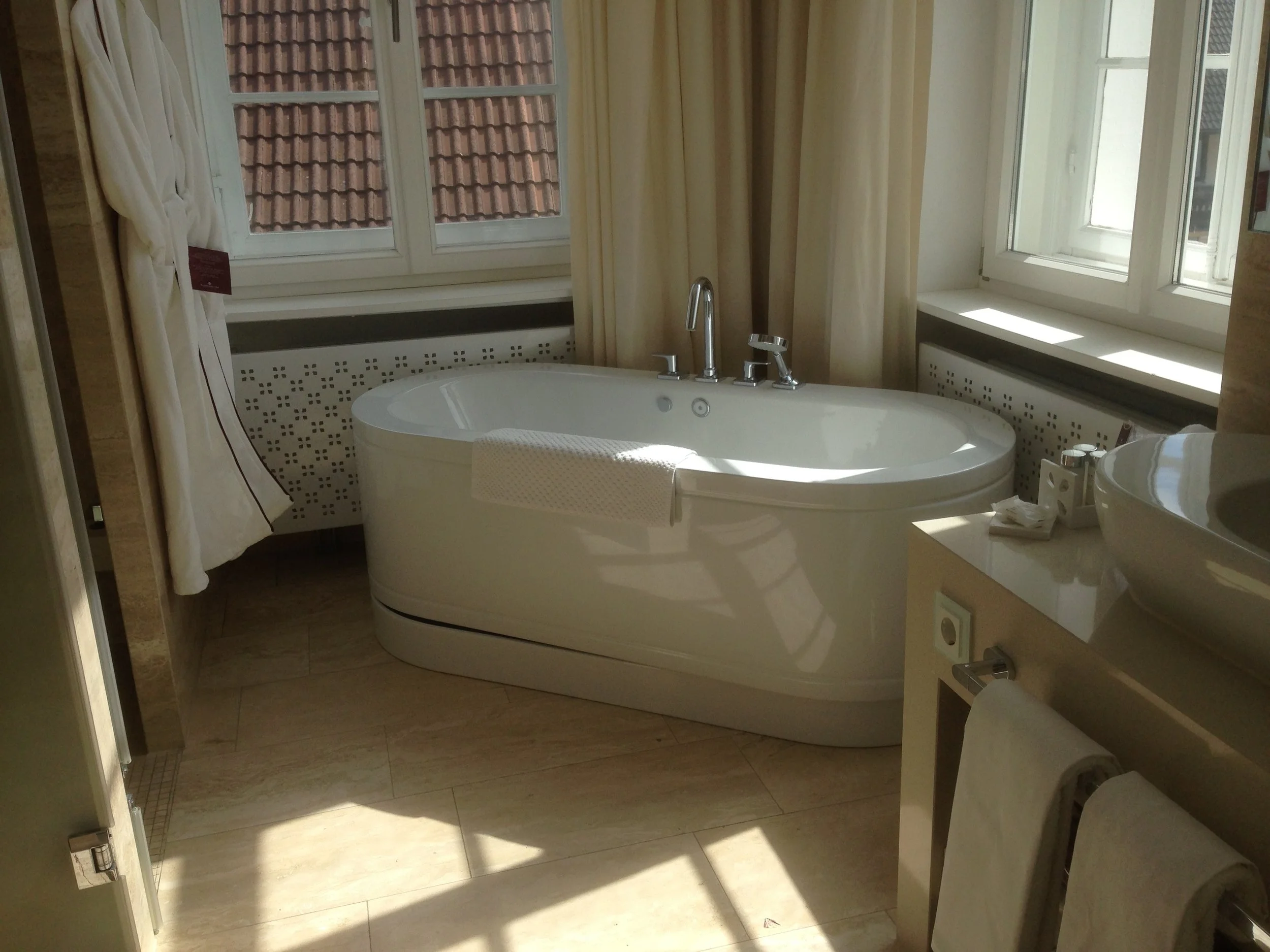 Newly renovated bathroom with