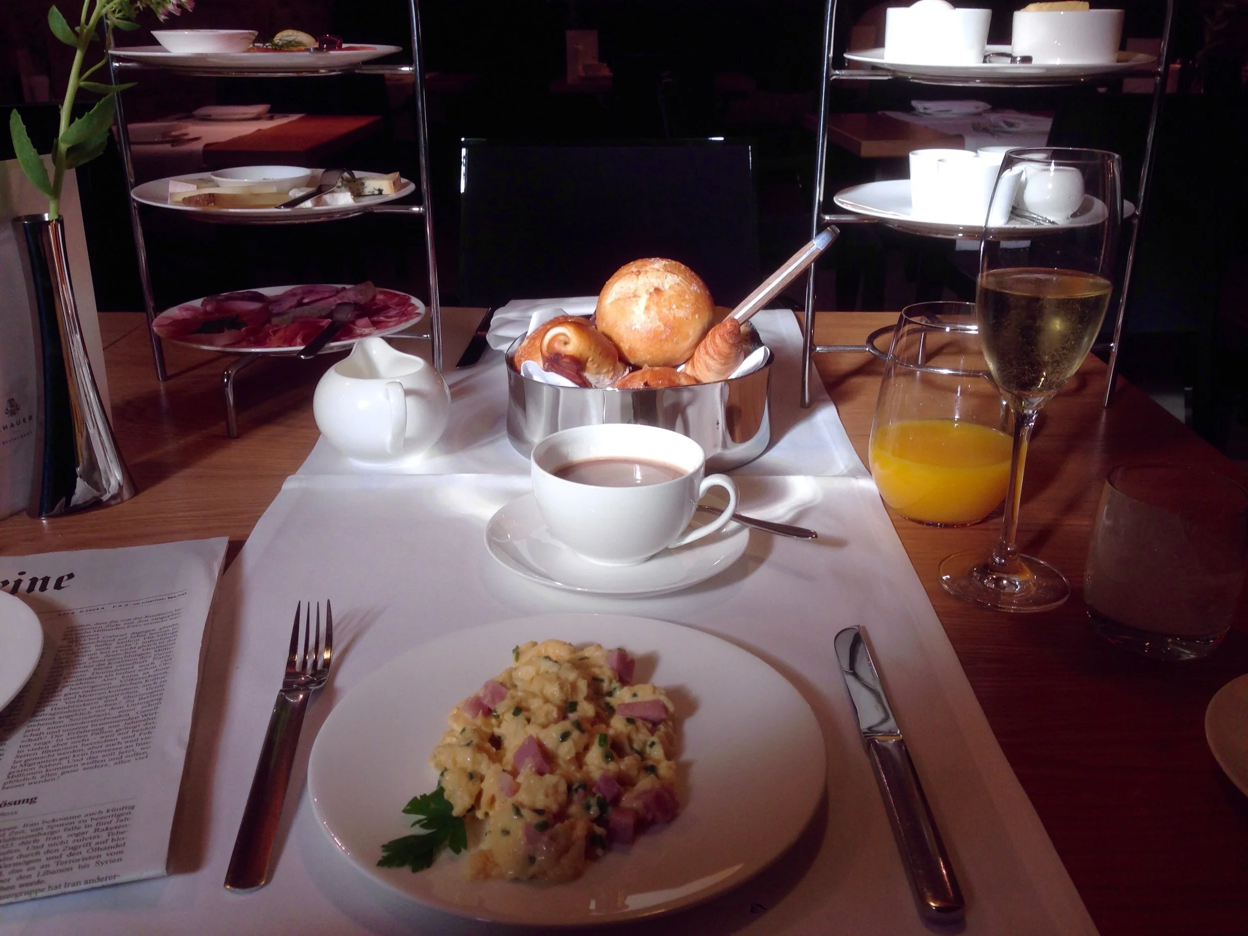 Great breakfast - with completely individual orders