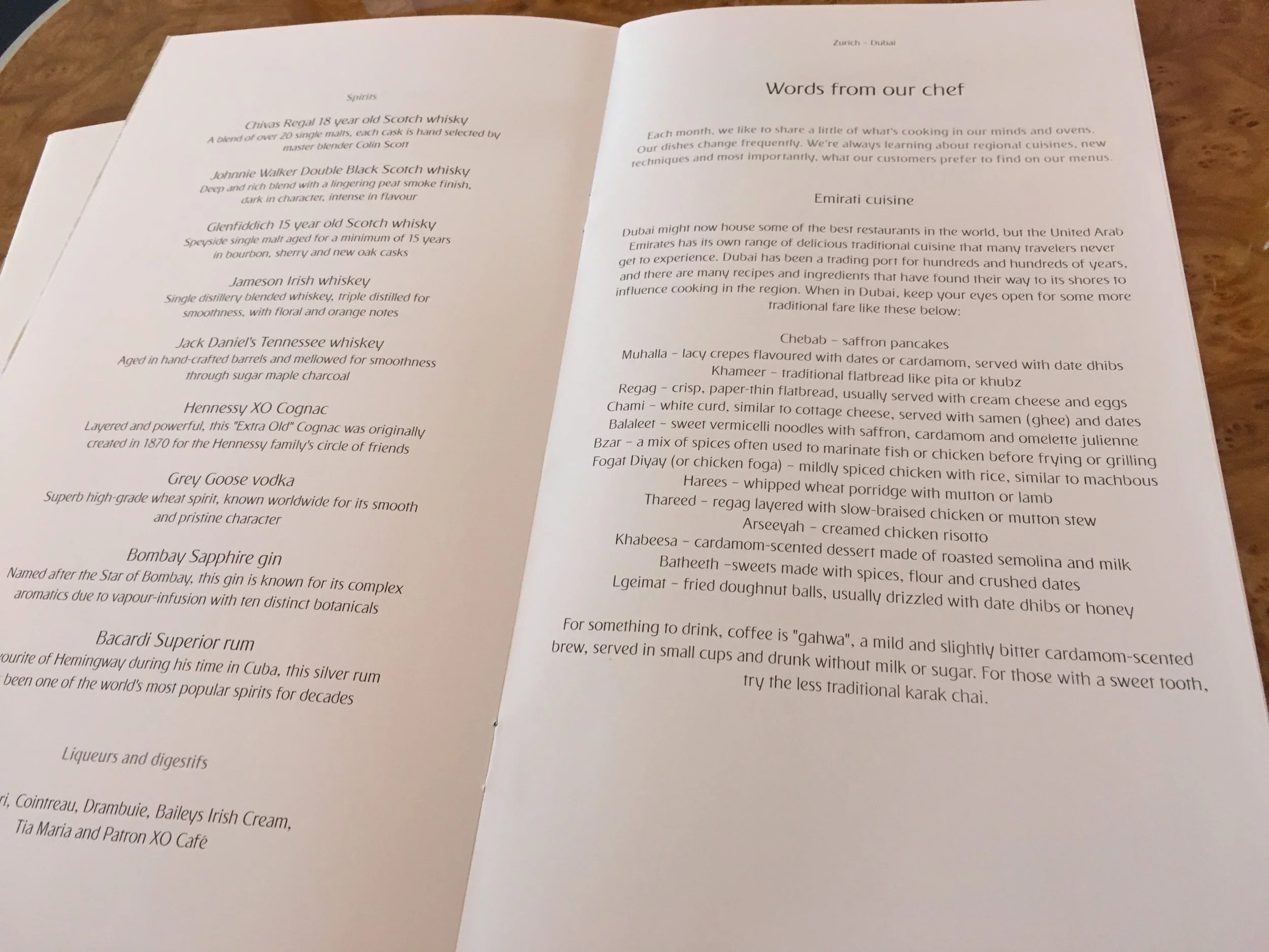 More cocktails and some words from the chef about the following menu