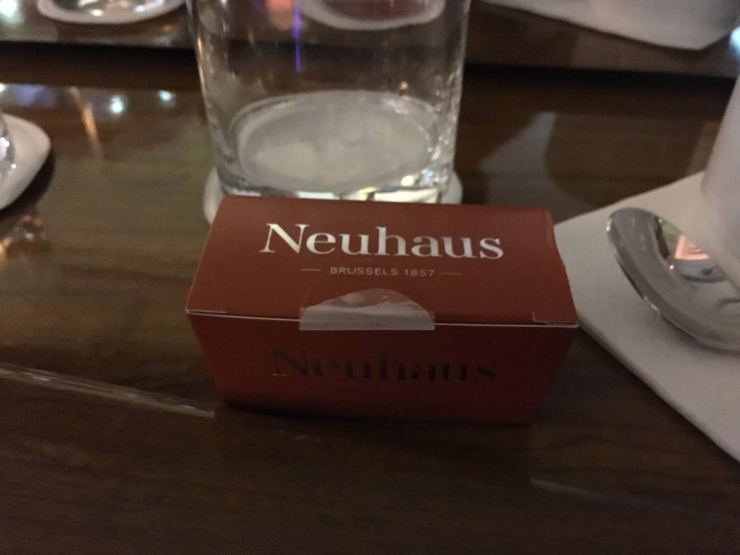 Neuhaus chocolate from Brussels