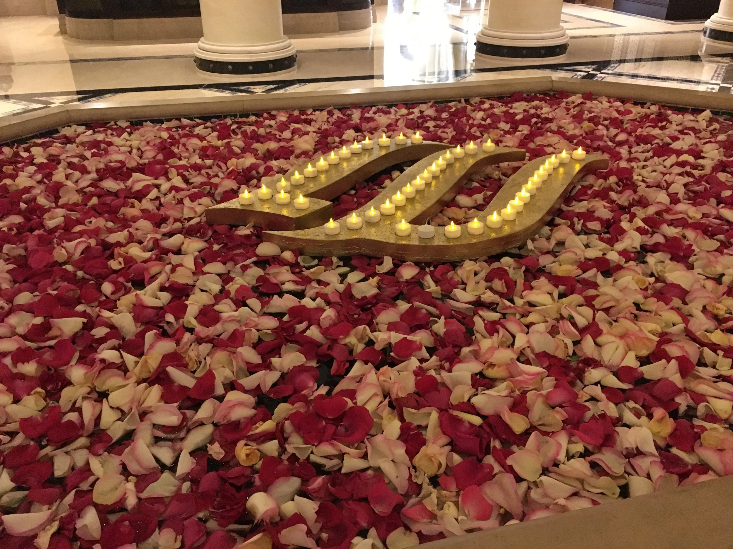 How often are those flower petals exchanged?
