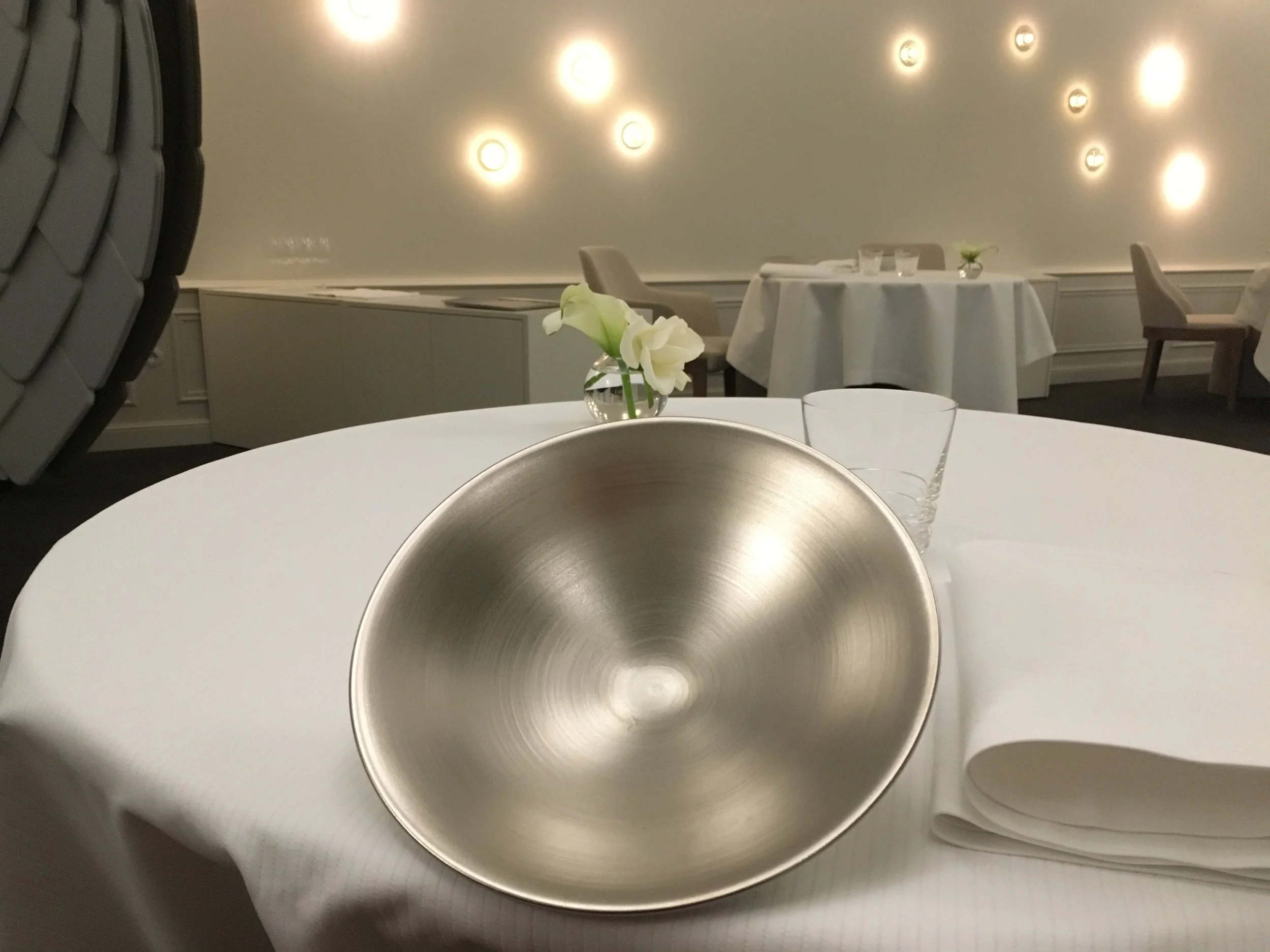 I initially thought this plate was intentionally left like this...