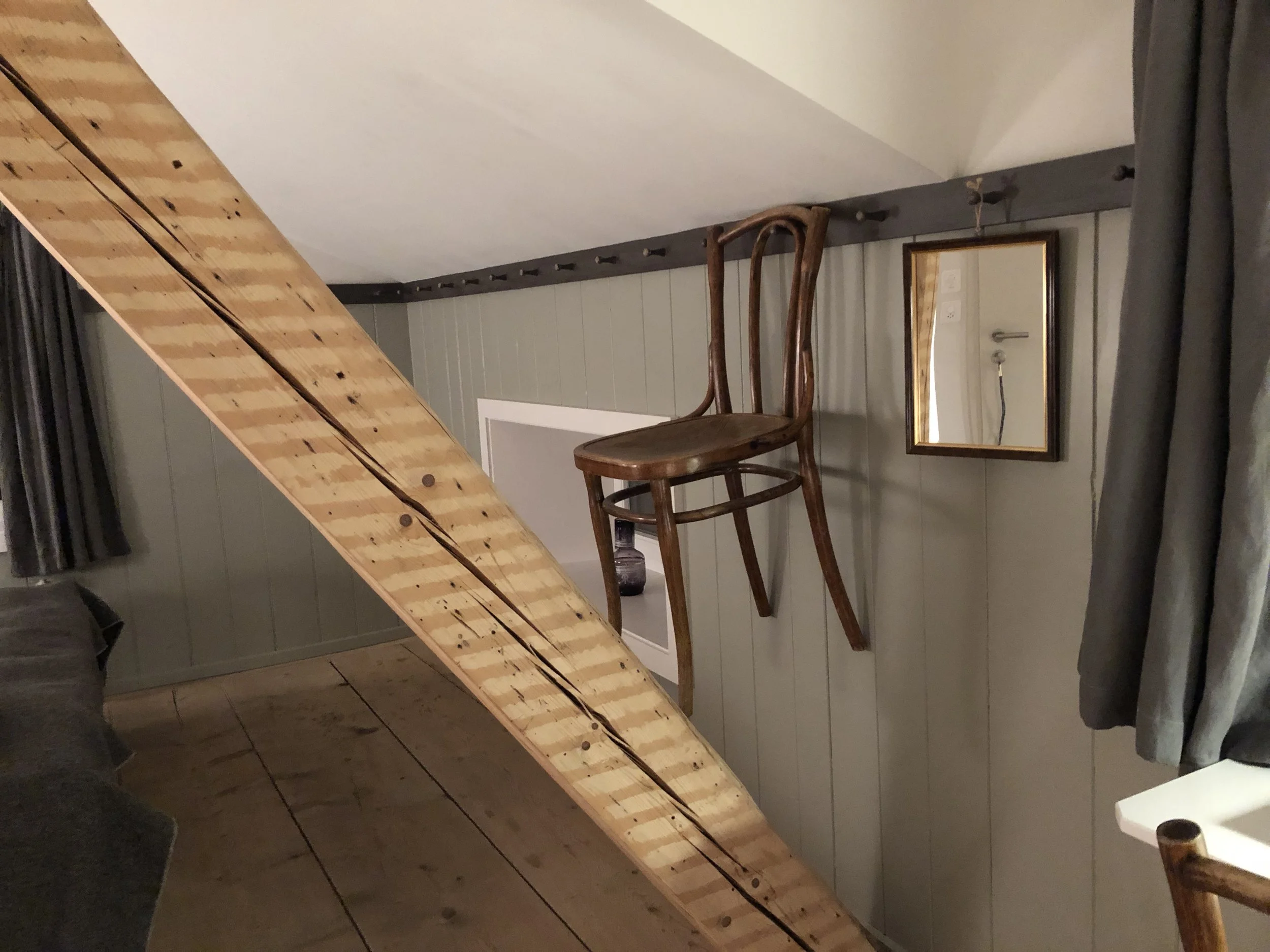 Gotta love the practical hangers along the whole wall