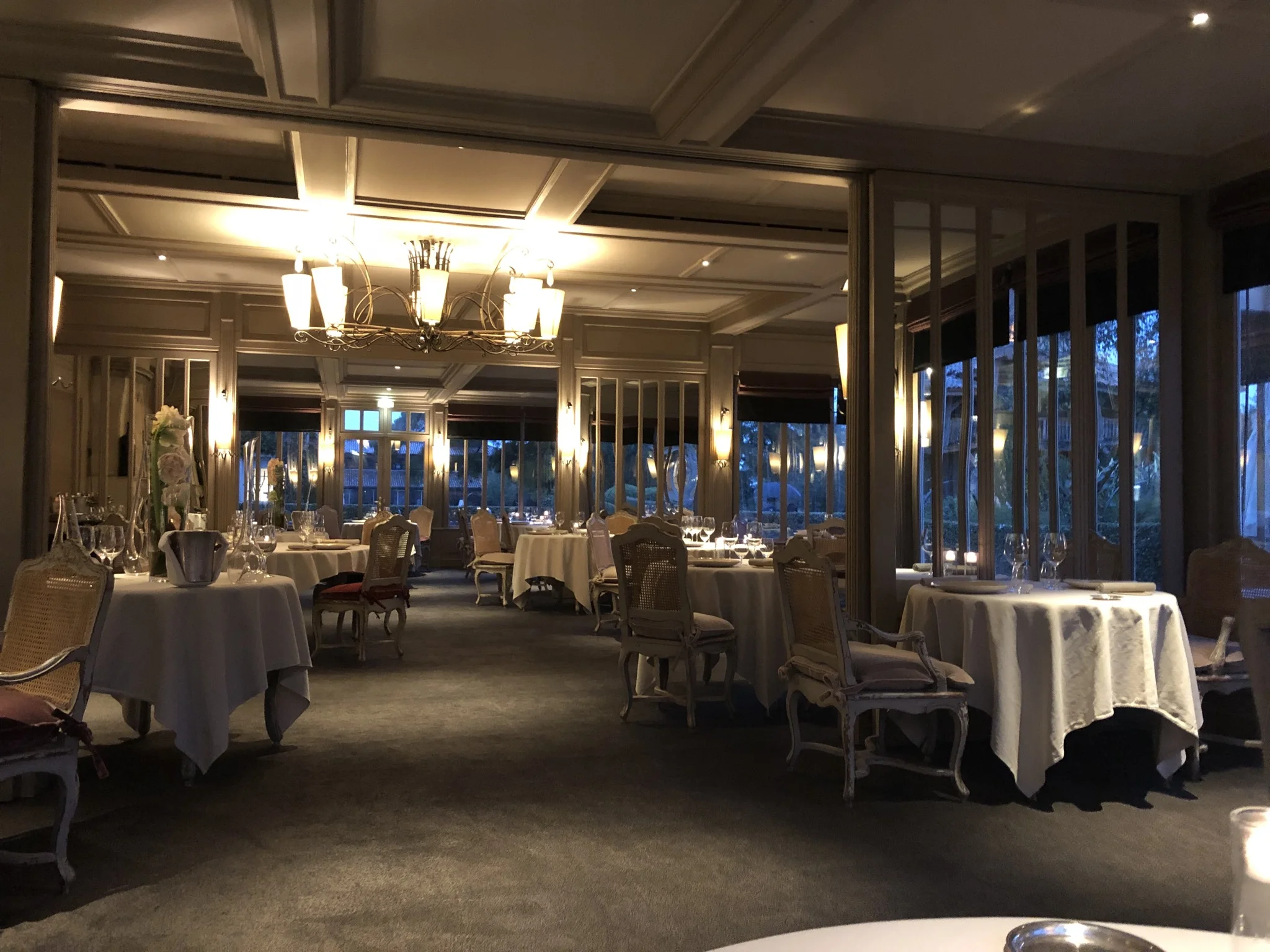 I like to be the first one in the restaurant, but it was filling up quickly