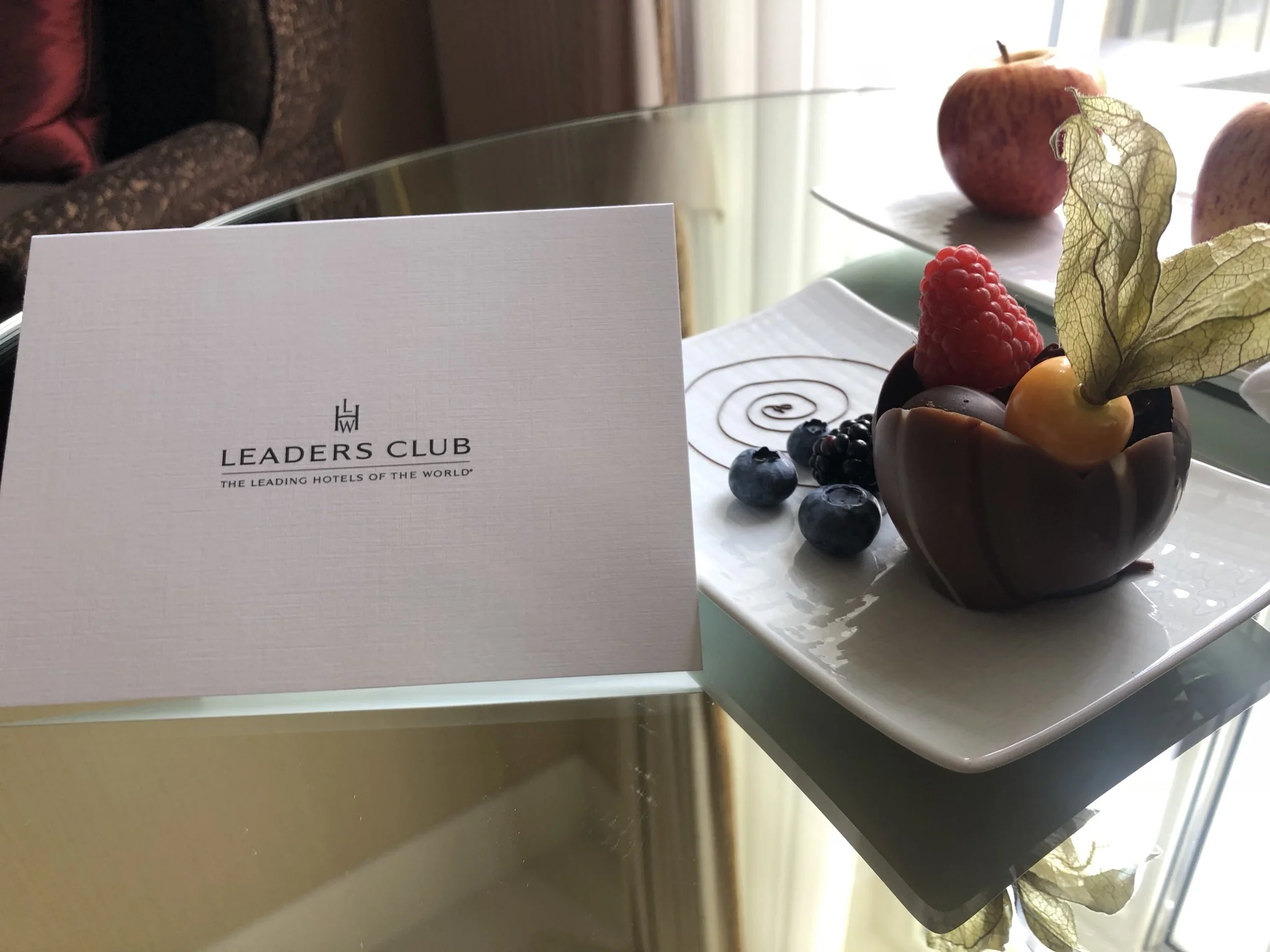 The usual Leaders Club greeting card and corresponding sweets
