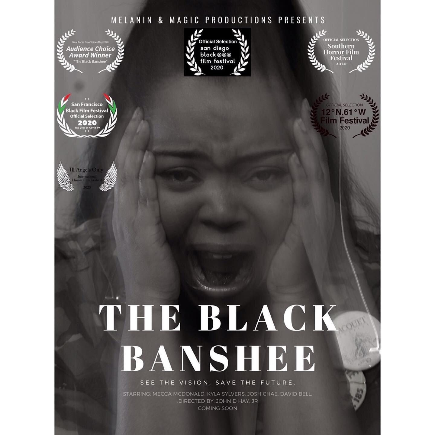 Black Banshee screenings!!
TONIGHT: #illangelsonly Film Fest 8pm (link in bio)
Sat 10/31 @chocolateboxoffice (NYC) and @southernhorror (ATL)
Mon 11/02 @1261filmfestival (Grenada)
Let&rsquo;s go @theblackbansheefilm !!
.
.
.
.
.
.
#nyc  #atlanta #gren