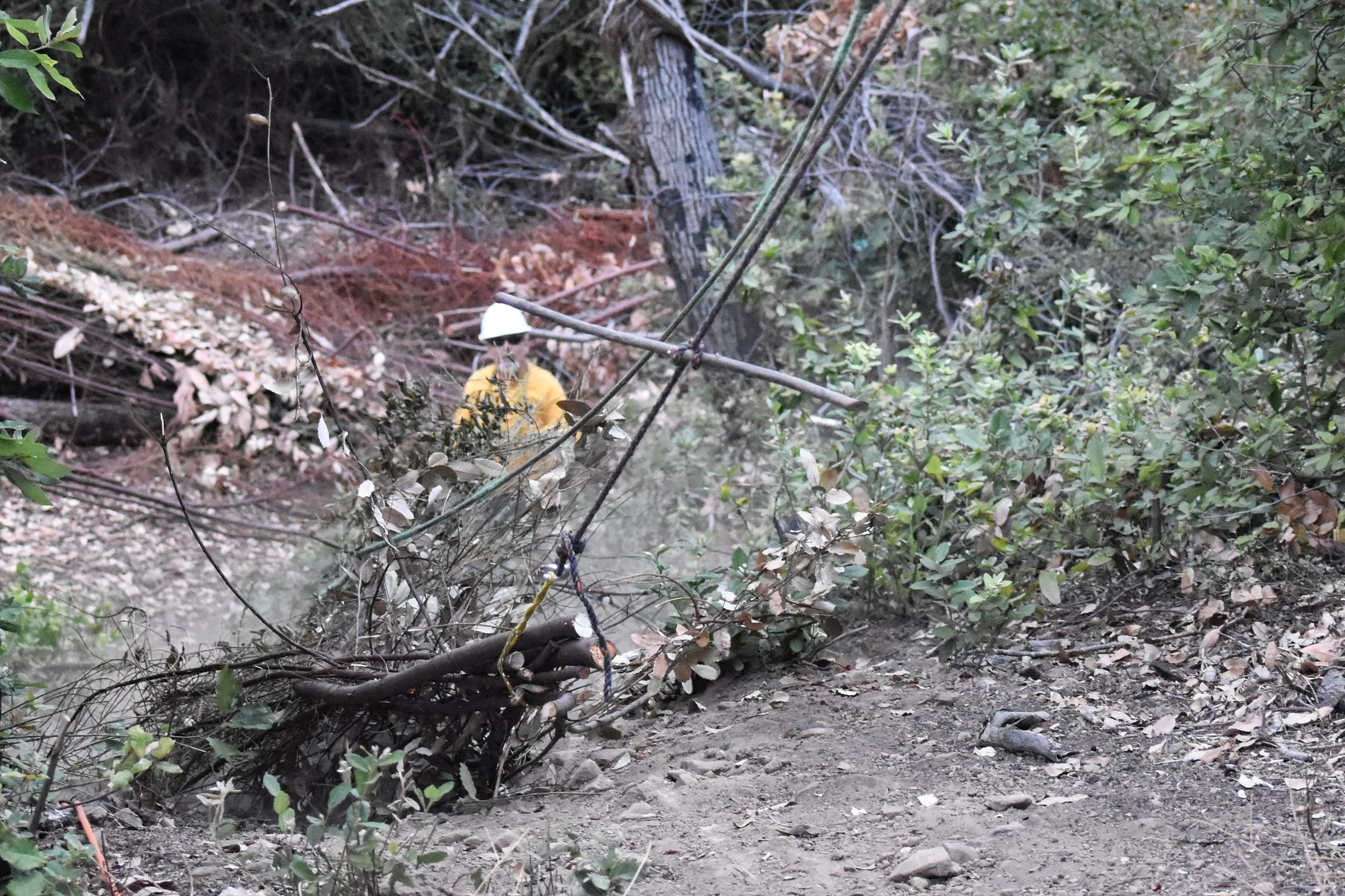 Debris Heading Up Keyhole to Road.jpg