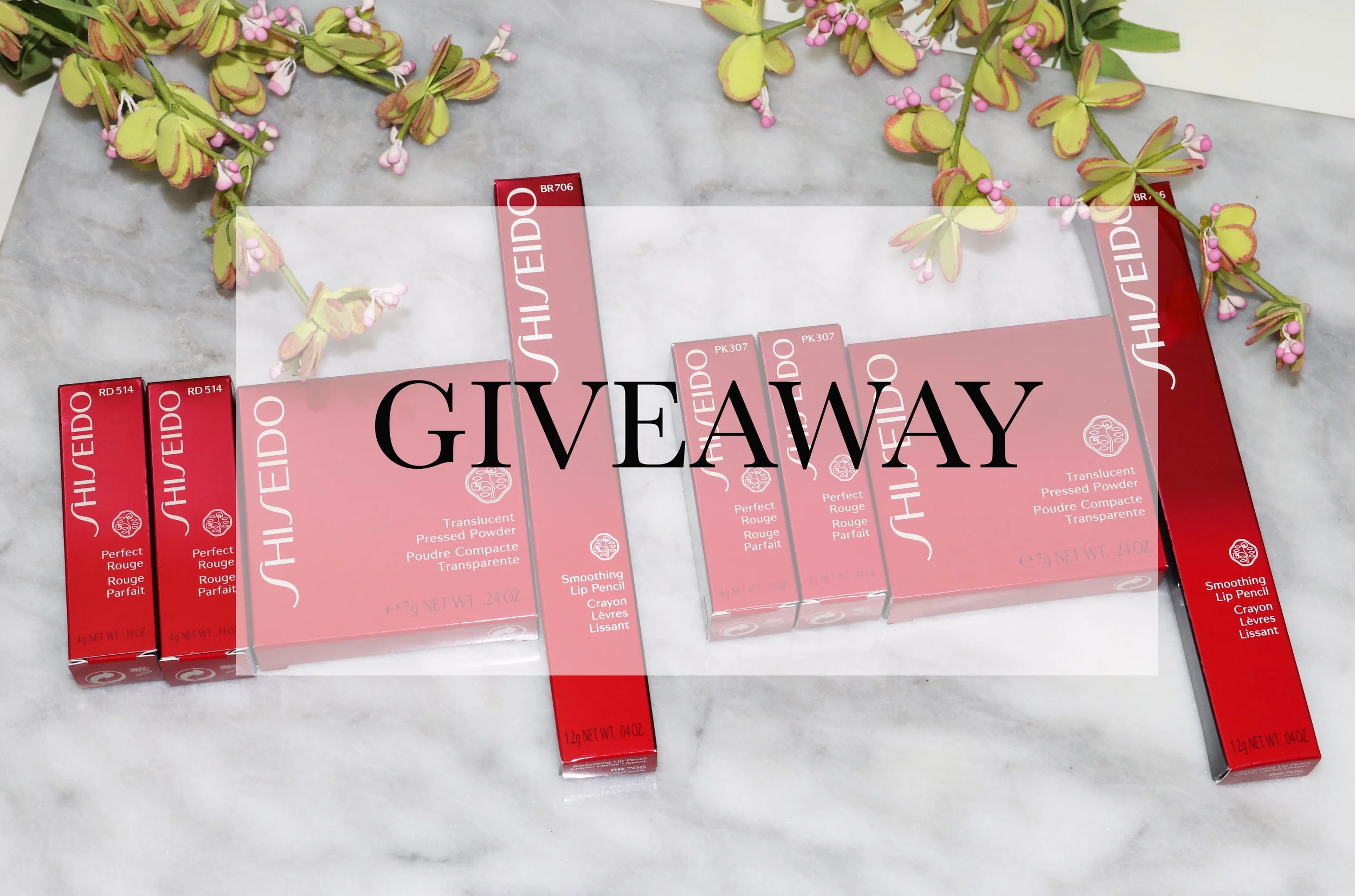 Enter to Win: Shiseido Cosmetics Giveaway