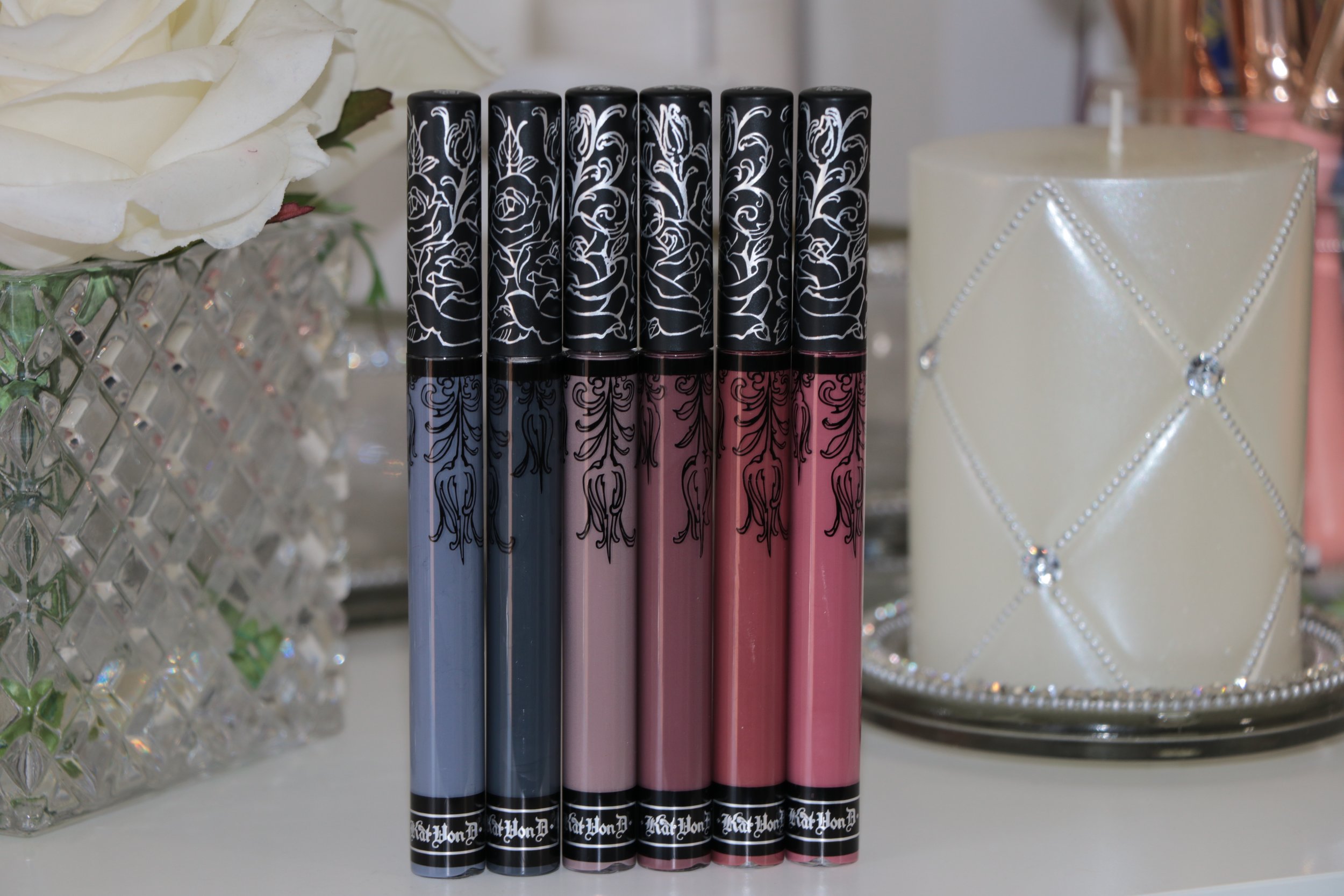 Kat Von D Beauty Everlasting Flash: Haze + Haze II Duo Photos, Swatches & Comparisons