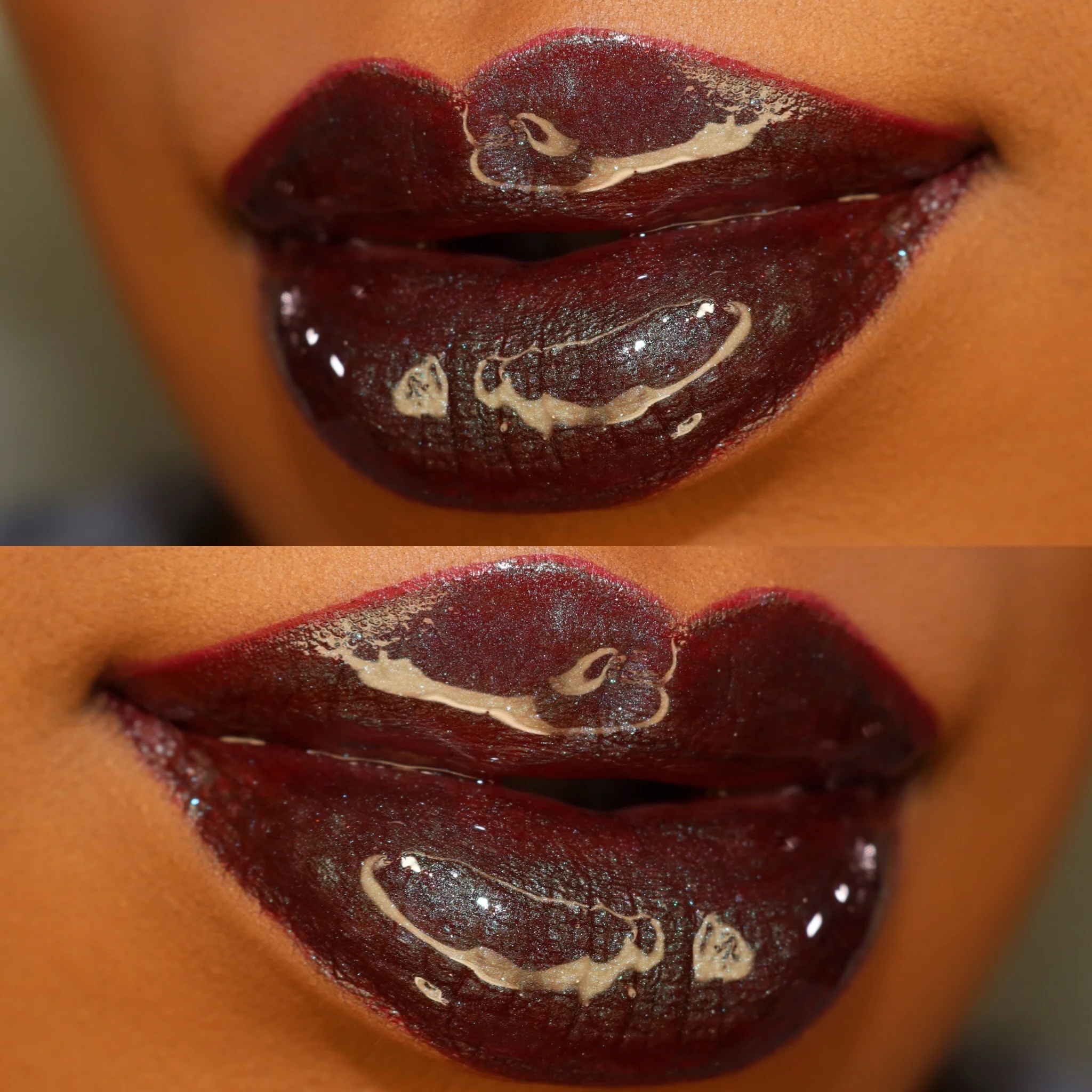 Here I am wearing the Estee Lauder Pure Love Lipstick in 470 Moon Rock . You can view the full tutorial on how to create this http://bit.ly/2rJYF3L