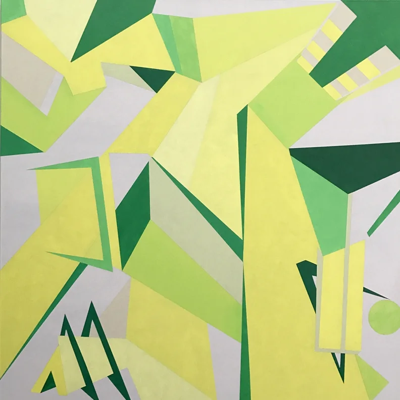 "Up", 36" x 36", acrylic on canvas