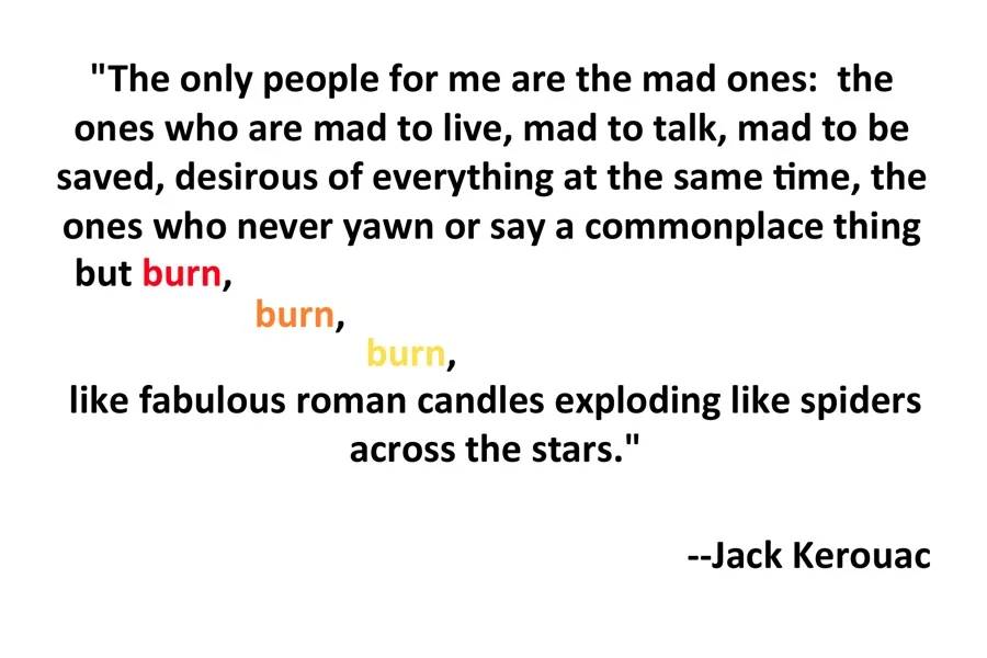 Fabulous Roman Candles.  (How to Discover Your Inner Fire)