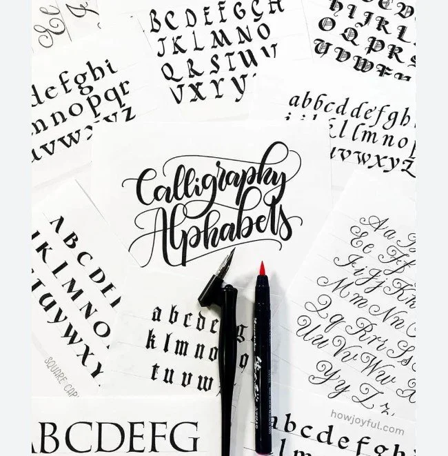 Evelyn Baxter Class for 2026 - Beginners TCalligraphy