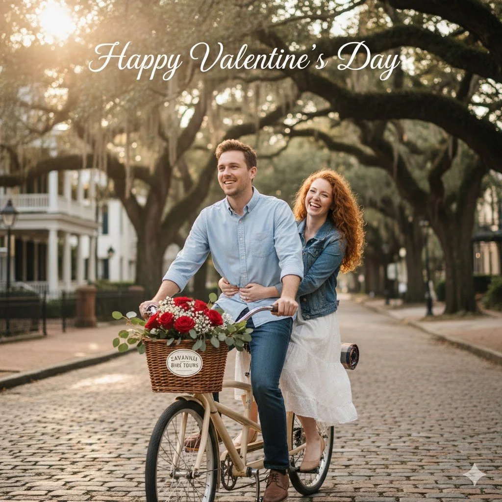 Fall in Love with Savannah This Valentine's Day: A Bike Tour for Two!