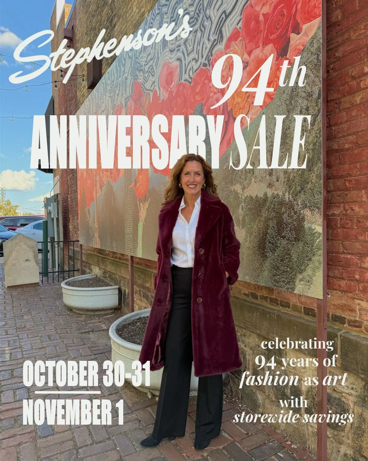 Join us for a celebration 94 years in the making 🥳 Stop by this Thursday through Saturday to save 30-50% store-wide, and celebrate this milestone with us!! PLUS join us in celebrating 6 years of 1931 Men's!! Cheers!
We'll see you soon 🛍️
#shop #s