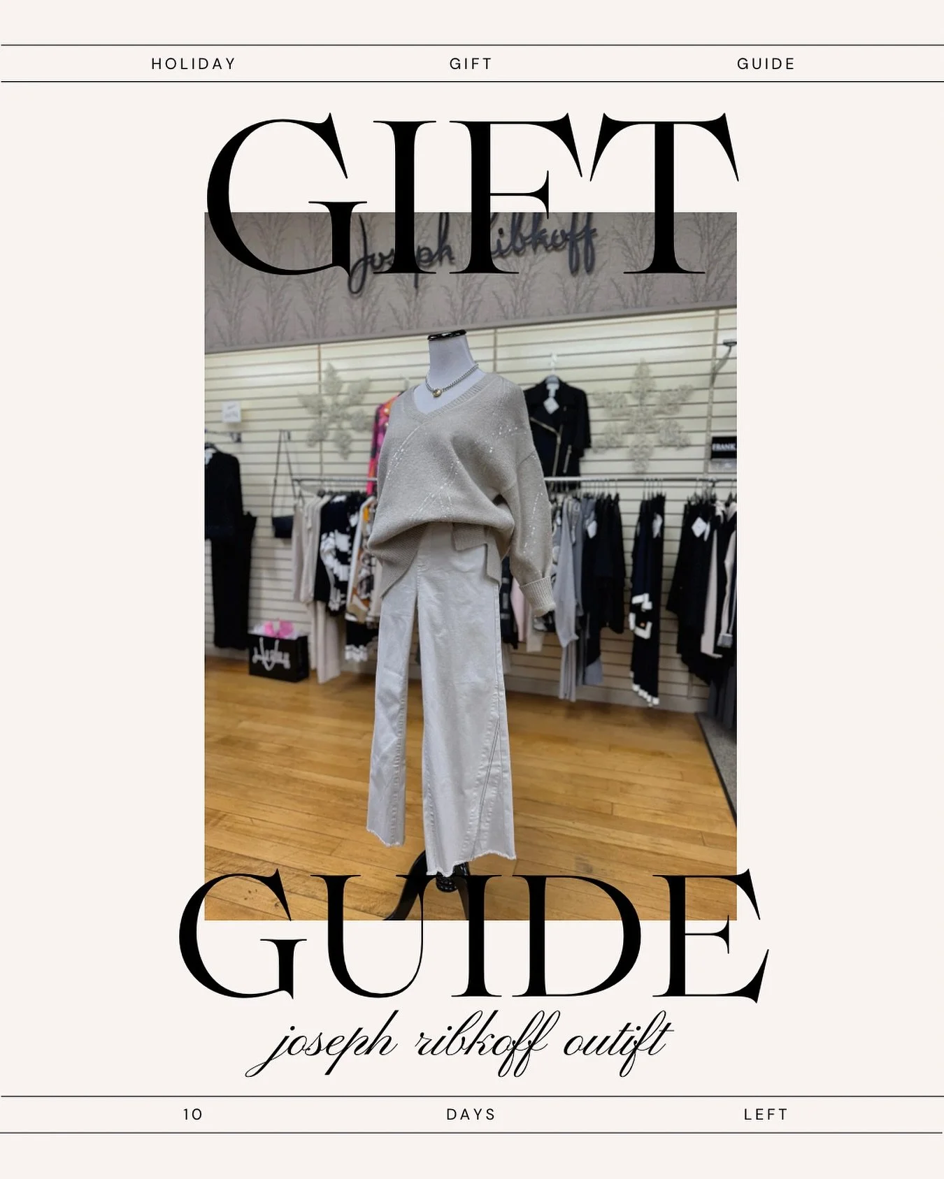 Stephenson&rsquo;s Gift Guide Day 4: Joseph Ribkoff!Whether you&rsquo;re shopping for a full, stylish outfit, or just that one piece that will bring the look together, Joseph Ribkoff will have you looking and feeling great this holiday season! 🎁 

#