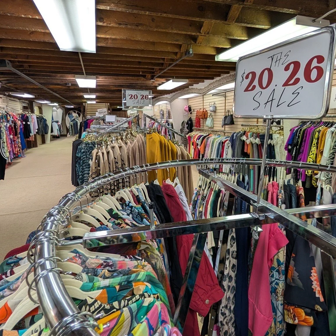 Extended due to popular demand! Now - Wednesday. Save on hundreds of newly-reduced Lowdown fashions, all priced at $20.26 
INCLUDING TAX! 

All valid styles will be specially identified. Please DM us or give us a call at 574-294-6486 with any questio