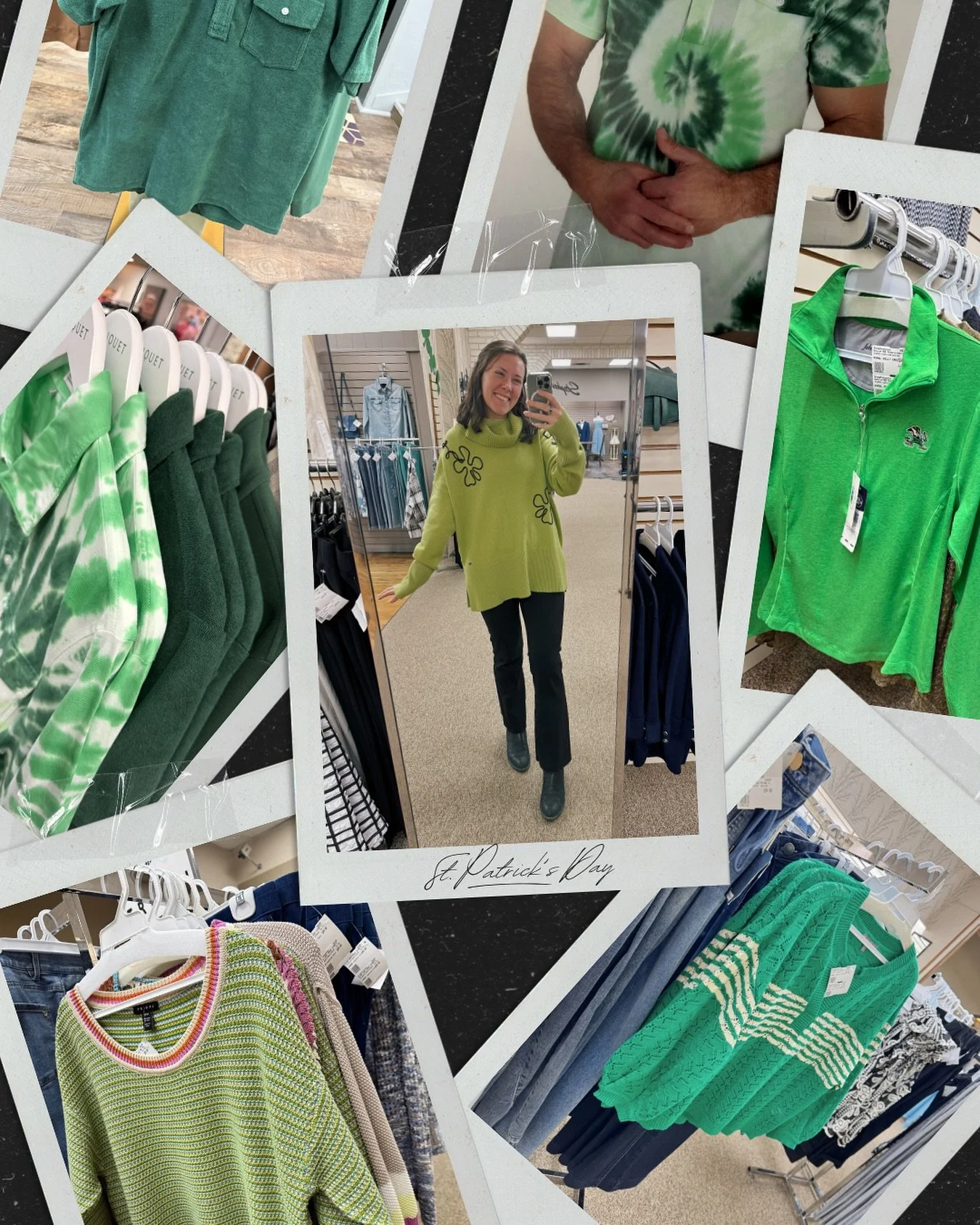 🍀 St. Patrick&rsquo;s Day Sale 🍀

Don&rsquo;t miss your chance&hellip; because your friends will be green with envy when they see what you scored! 

Shop 30% off on all green styles, but hurry - the luck won&rsquo;t last forever! 🍀

#sale #stpatri