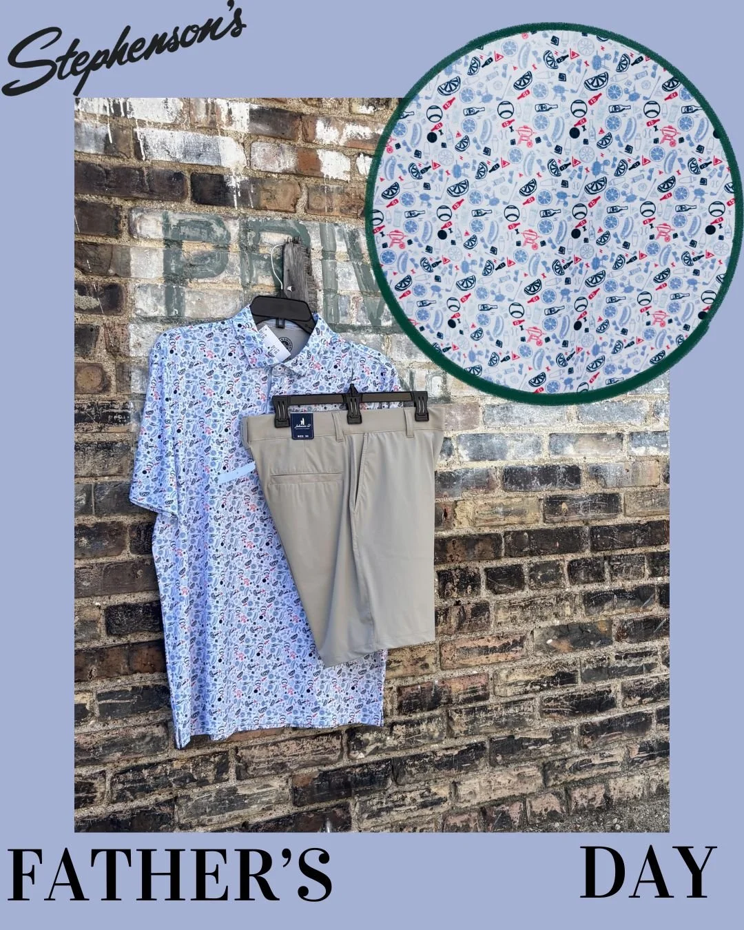 Father's Day is almost here! Celebrate with looks he&rsquo;ll love&mdash;classic, comfy, and on display this week. #FathersDay #DadStyle #ShopLocal #Menswear #GiftIdeas