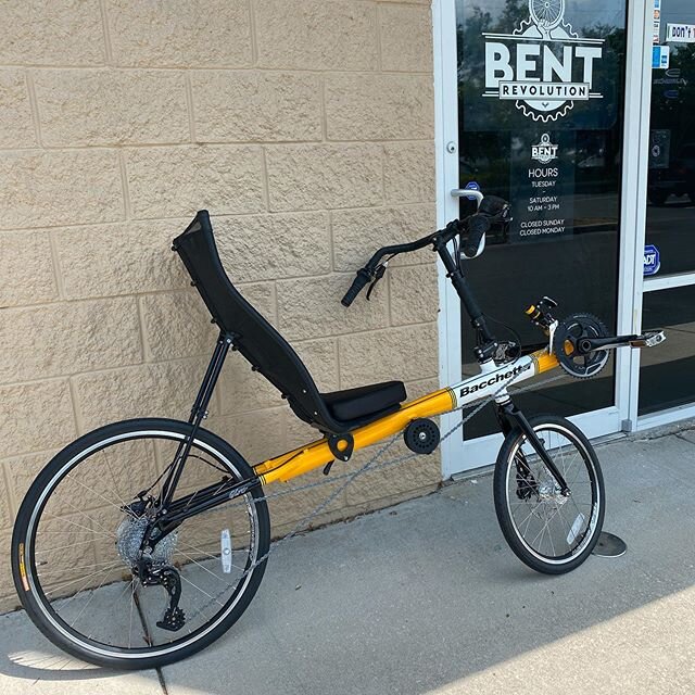 Come ride the Bacchetta Giro. Now in stock. #recumbent #recumbentbike