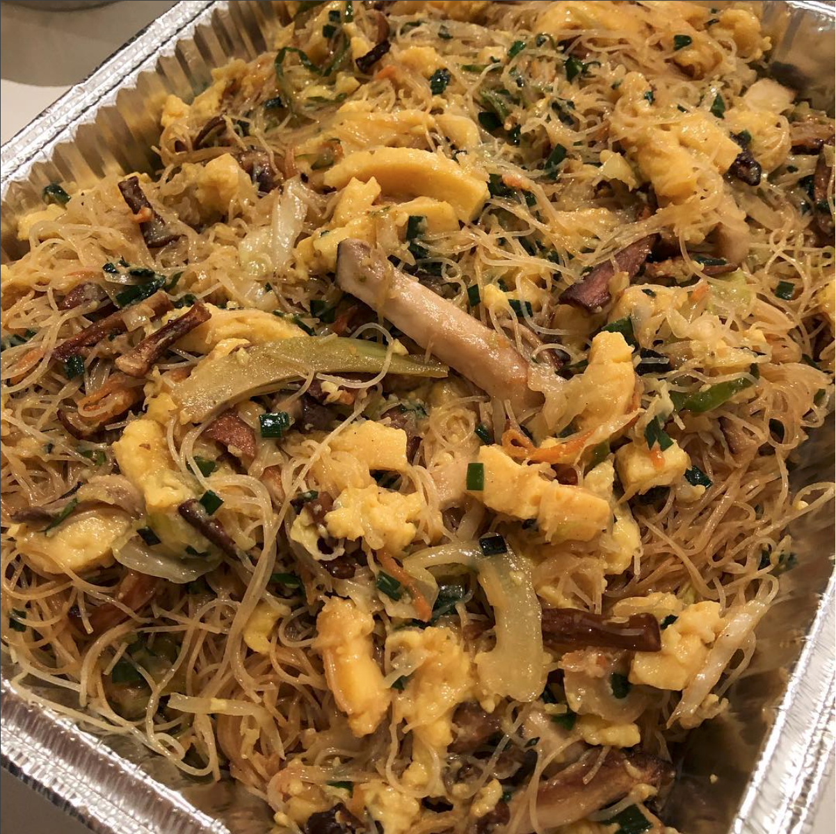HsinChu Rice Noodles w Eggs & Mushrooms