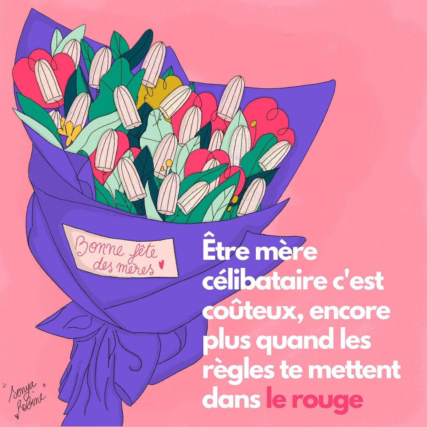 Illustration r&eacute;alis&eacute;e pour R&egrave;gles &eacute;l&eacute;mentaires &lt;3  Suivez-les , leur travail est incroyable! 

&laquo;&nbsp;On pense &agrave; toutes les mamans qui sont des g&eacute;nies du quotidien et on a une pens&eacute;e to