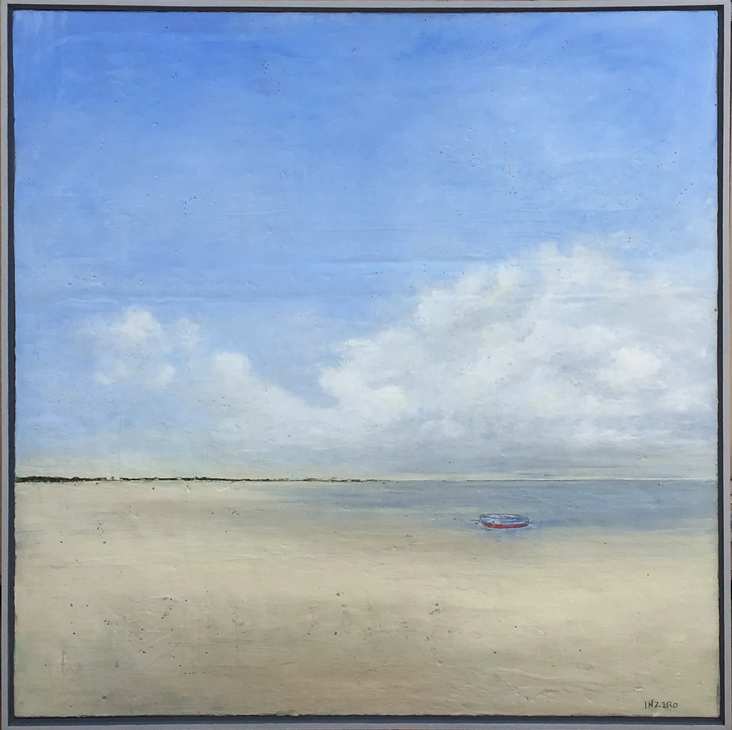 50" x 50" Encaustic on panel SOLD