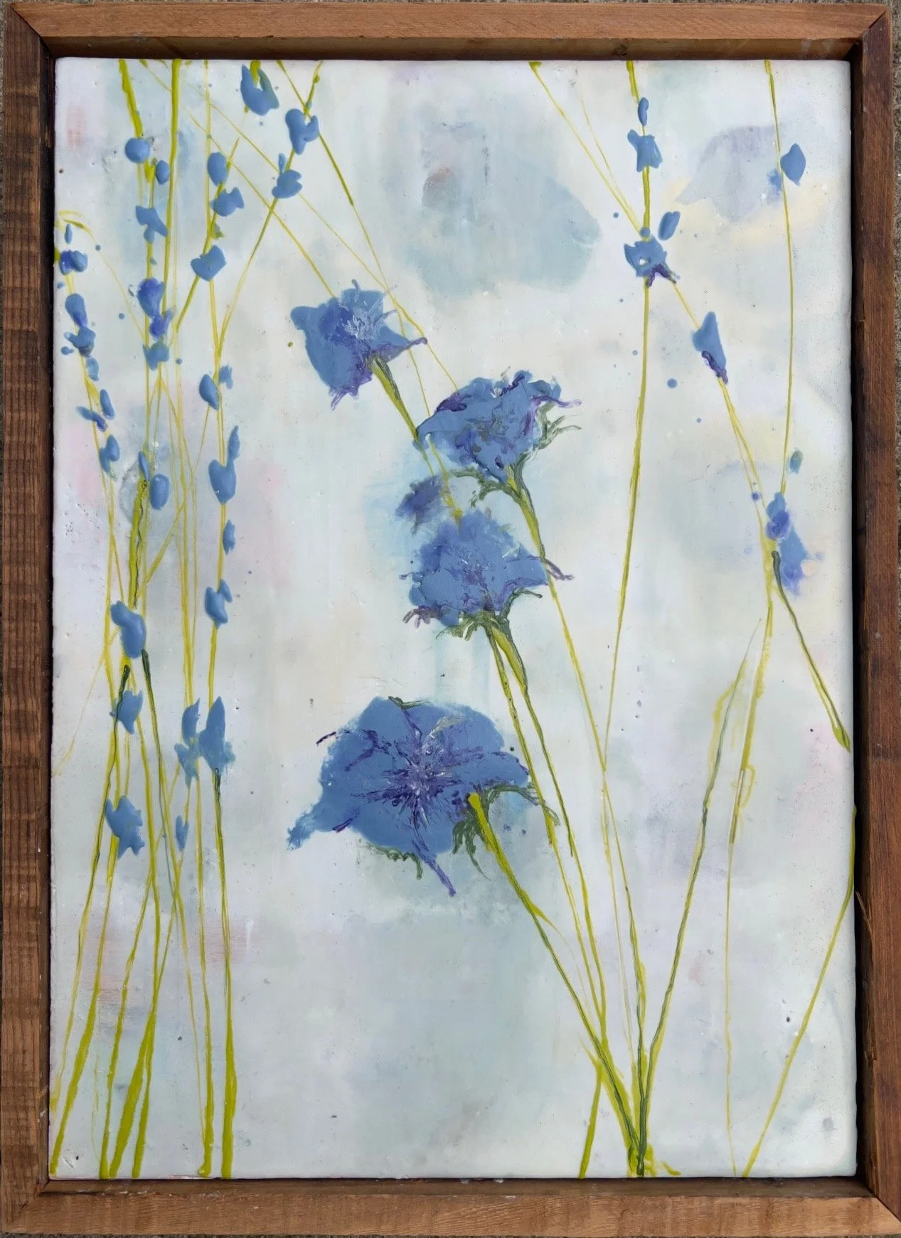 #19 Blue Morning [SOLD]
Unframed: 18 x 13 in
Framed: 19.25 x 14.125 x 2.75 in
