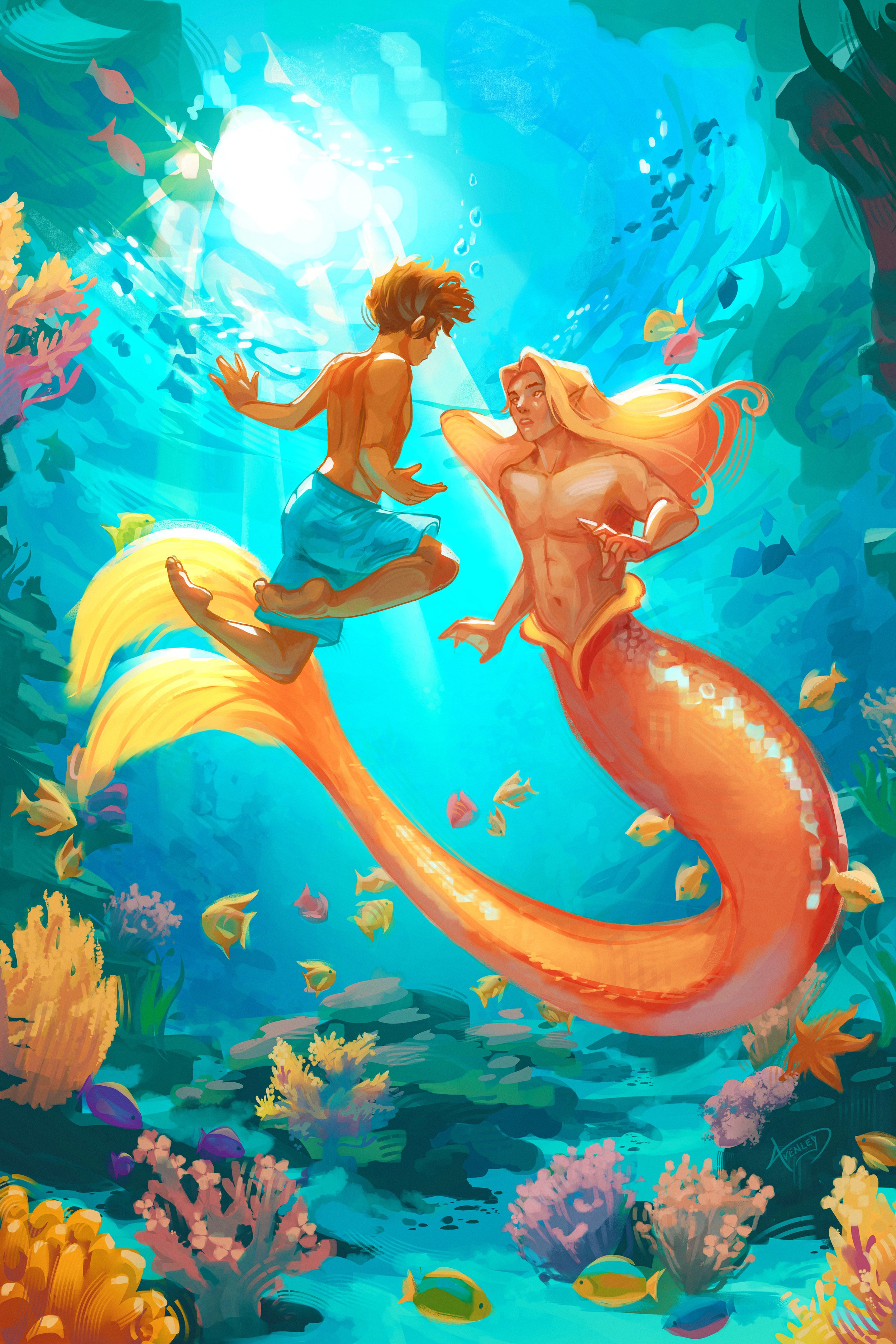 A Chance Encounter Print