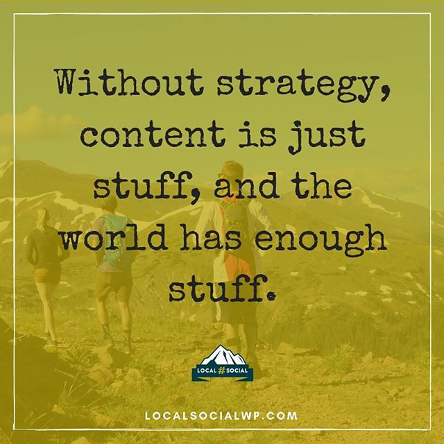 Every post, reply, like, and comment should serve a purpose! 👍🏼 Let #LocalSocialWP help your business create a stellar #socialmediastrategy and improve your online existence!