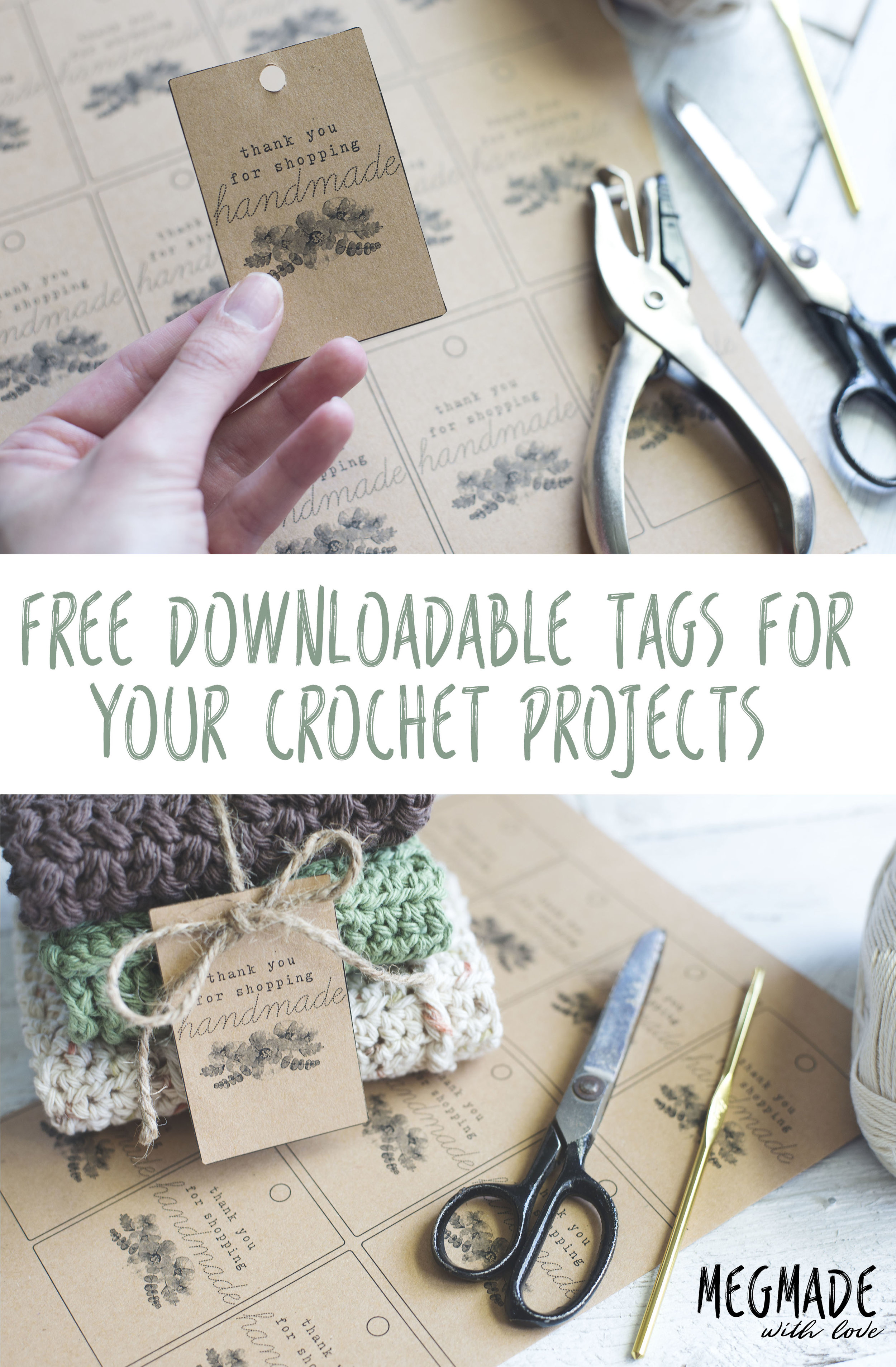 Free Download-- Tags for Your Handmade Items — Megmade with Love