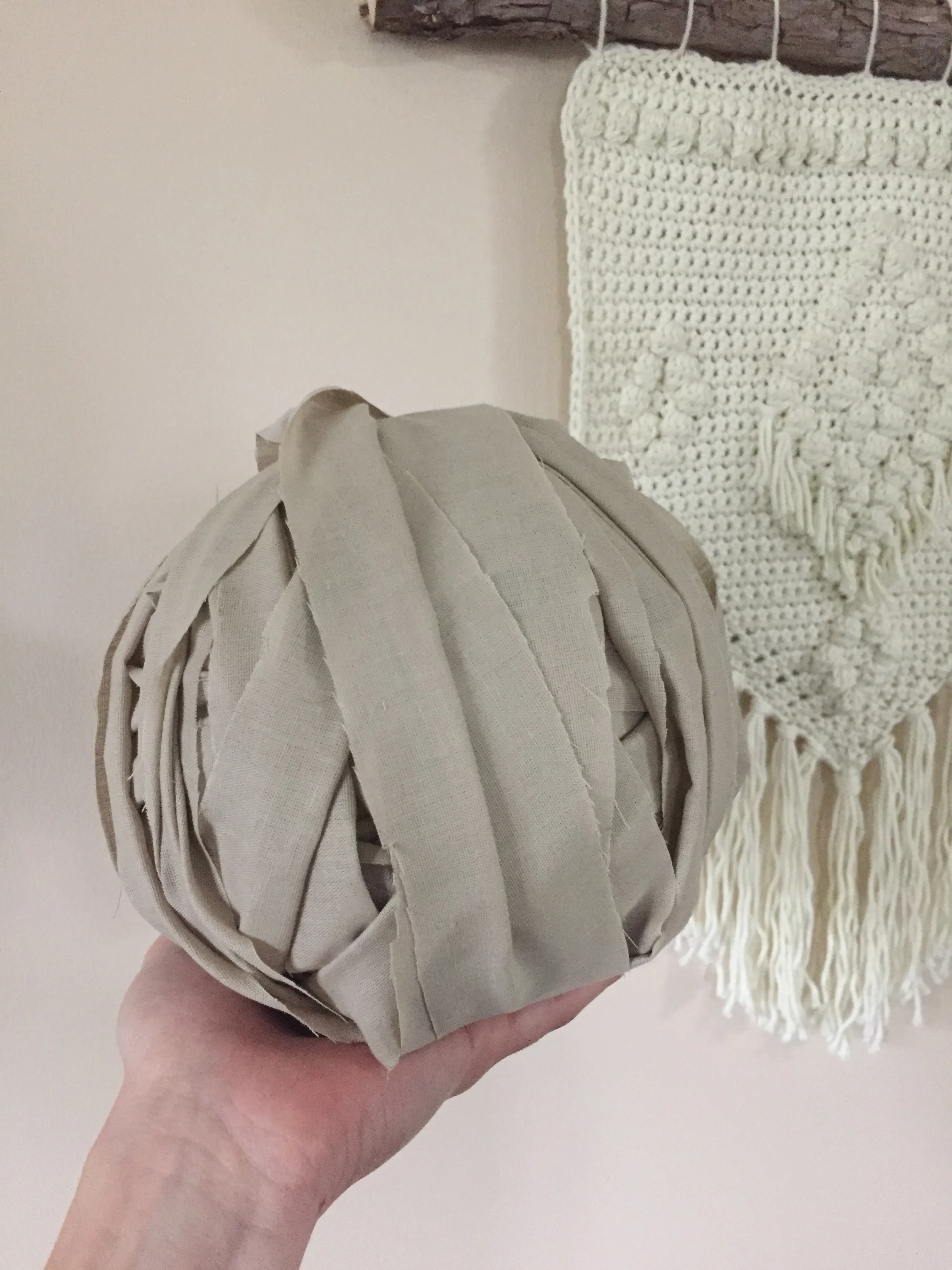 This is what one twin sheet looks like rolled into a ball. :)